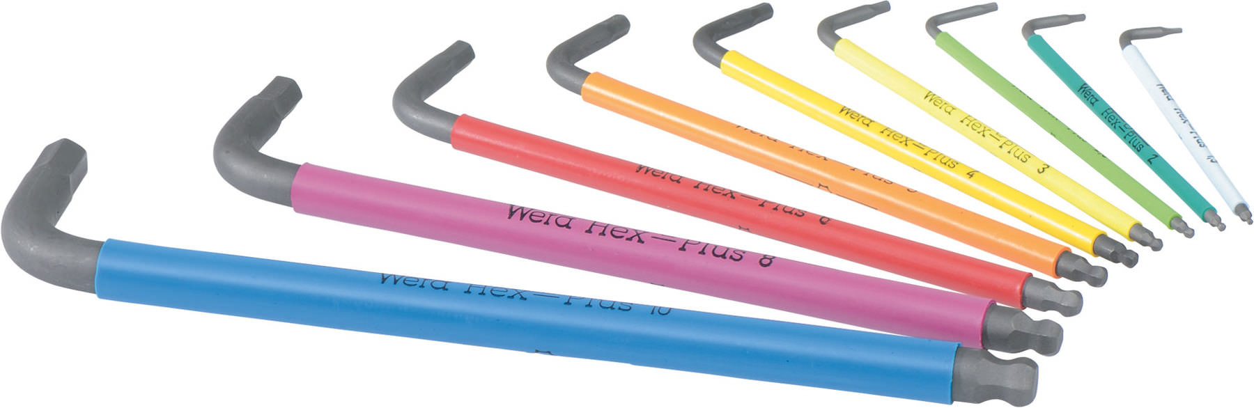 Wera WERA HAAKSE SLEUTELS MULTICOLOUR METRISCH 9DLG