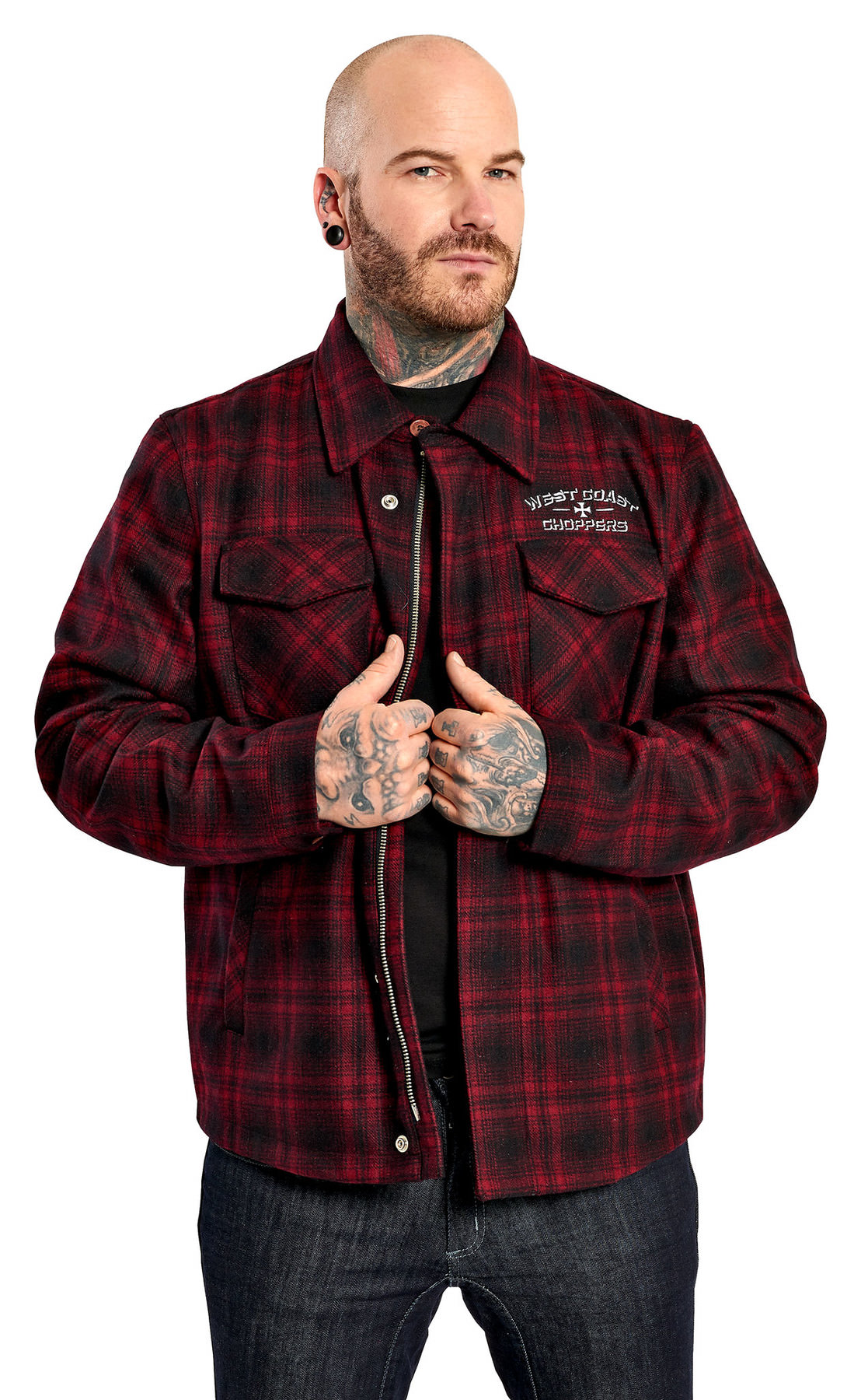 Buy West Coast Choppers Quilted Gang jacket | Louis motorcycle clothing and technology