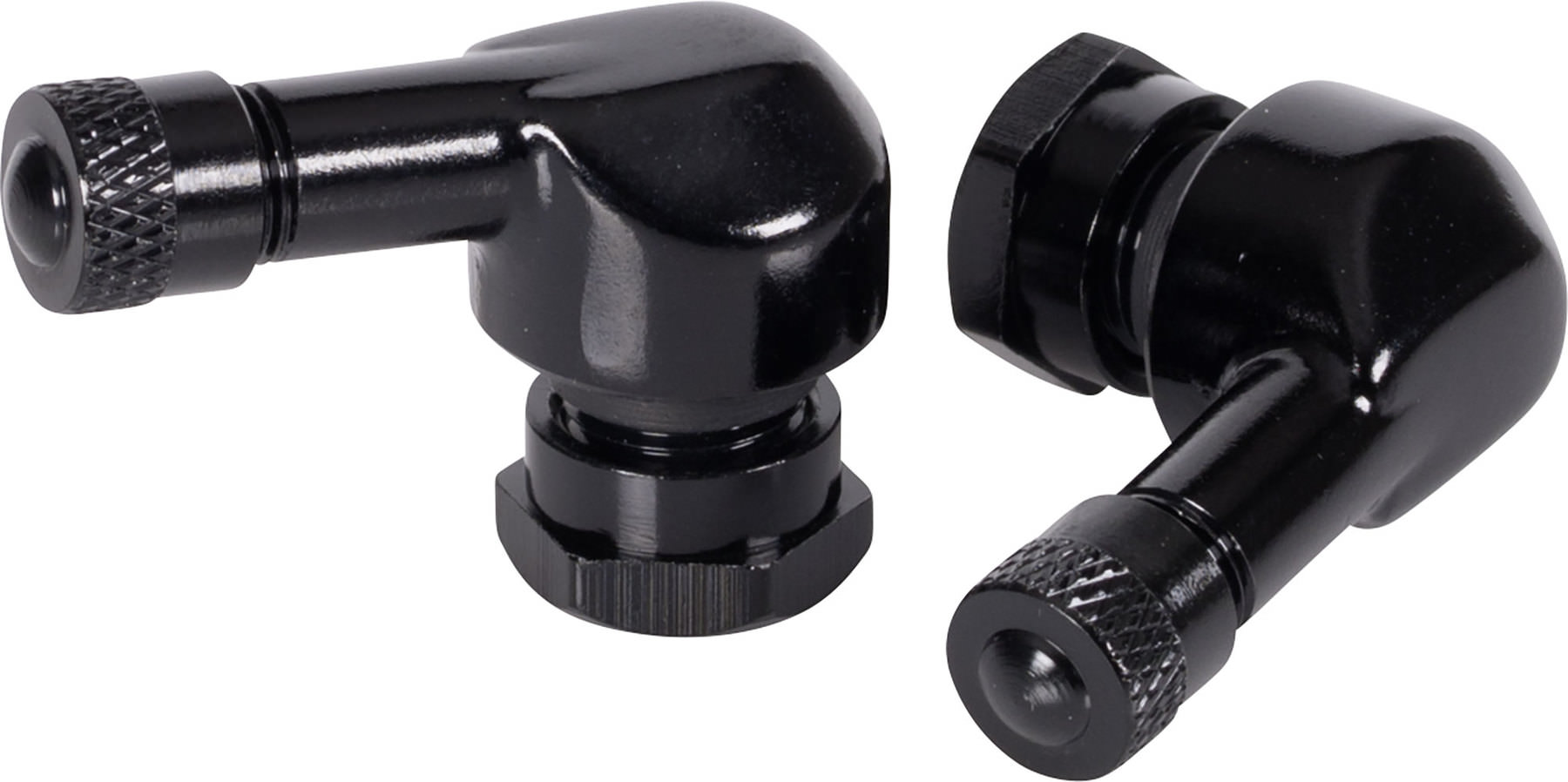 Louis Angled Valve Stems, aluminium 11.33 mm valve hole, 3 colours