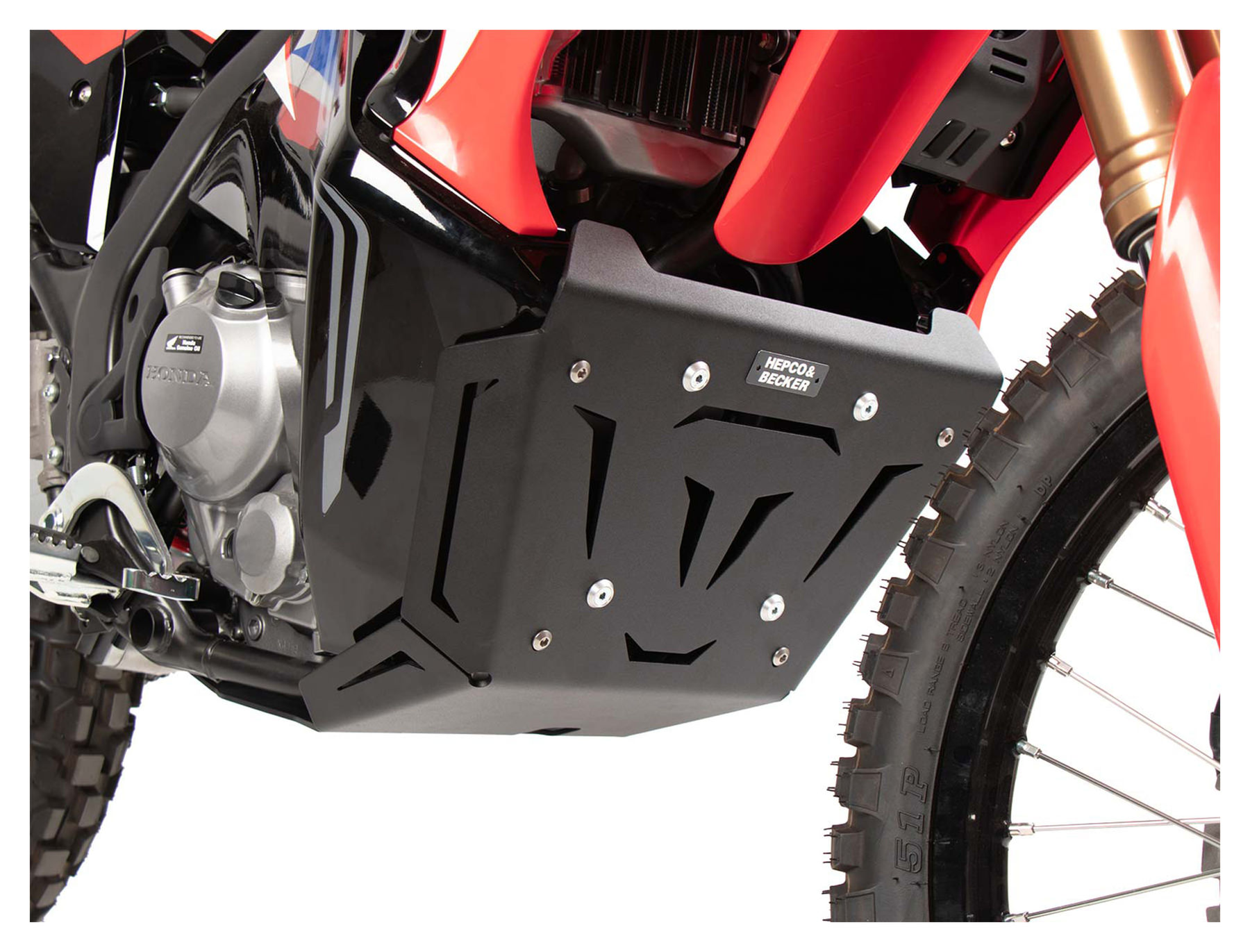 Hepco & Becker Hepco & Becker Engine Guard Plate Alu for various models