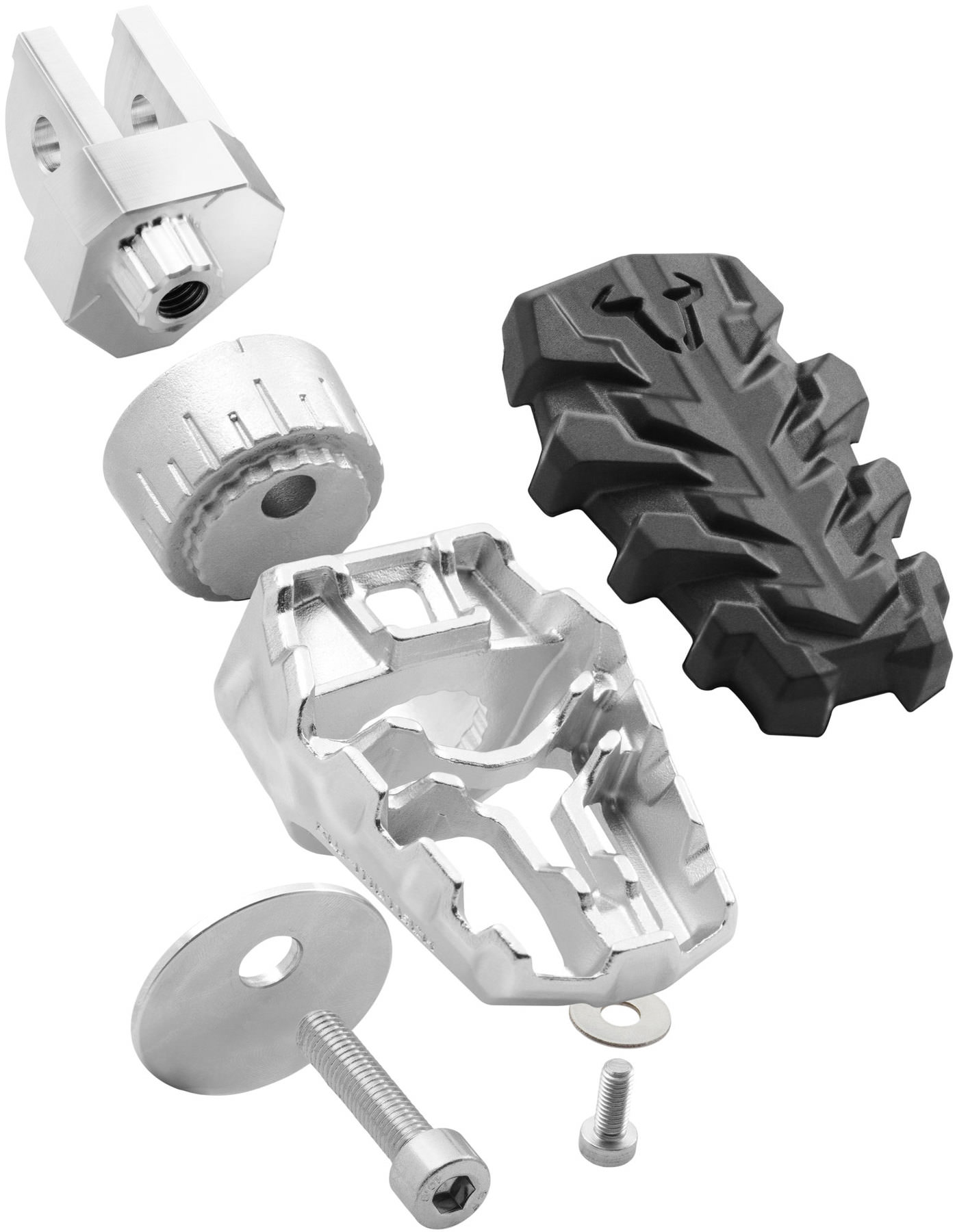 Pedane Posteriori In Alluminio Anodizzato Per PEUGEOT Speedfight 4 50 125 150 – Artudatech, Ricambio Aftermarket - 2