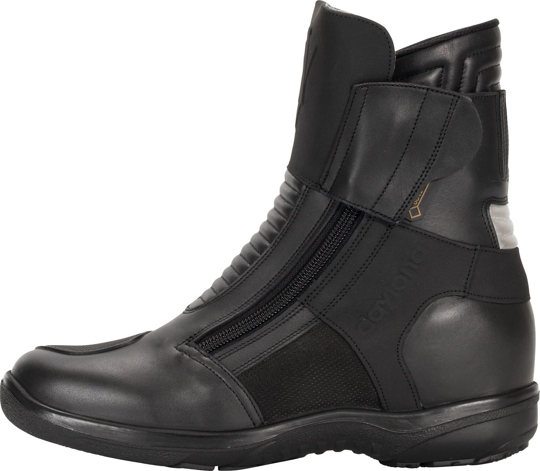 Daytona Arrow Sport GTX - Stivali Moto Sportivi In Pelle, Corti, Con Membrana Gore-Tex Impermeabile E Traspirante. Protezioni Caviglie, Suola In Gomma, Inserto Acciaio. Altezza 22 Cm.