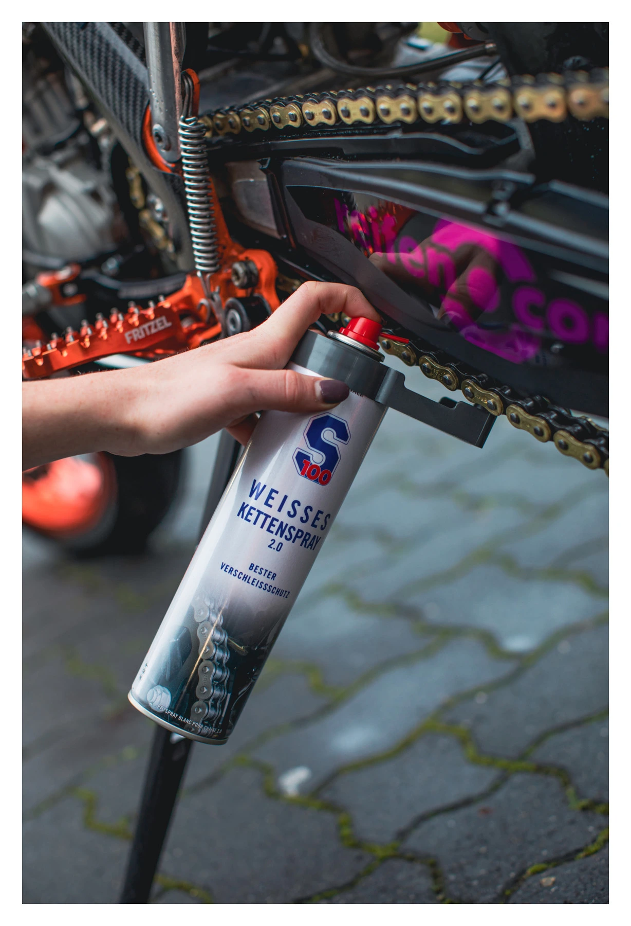 Weißes Kettenspray 2.0
