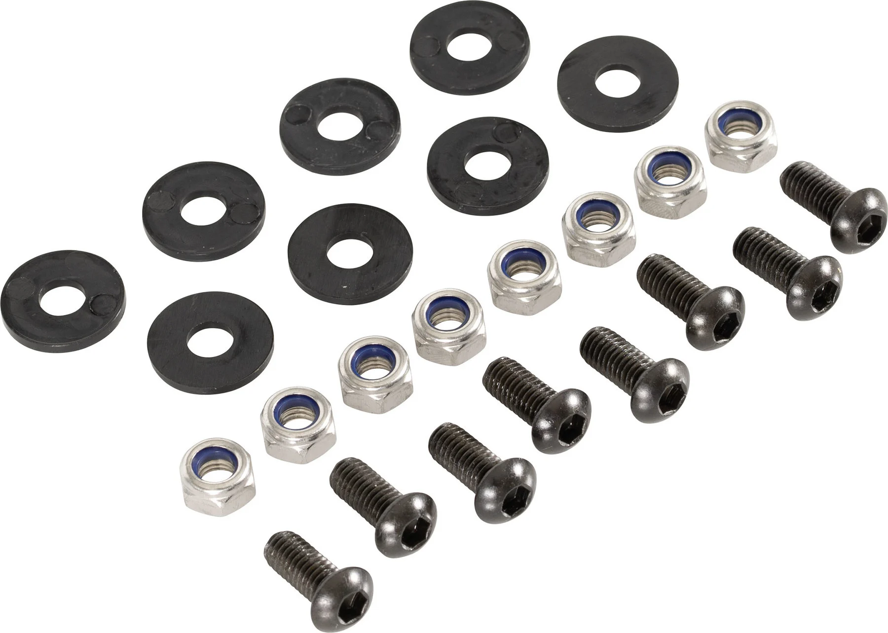 screw set for fairing windshields