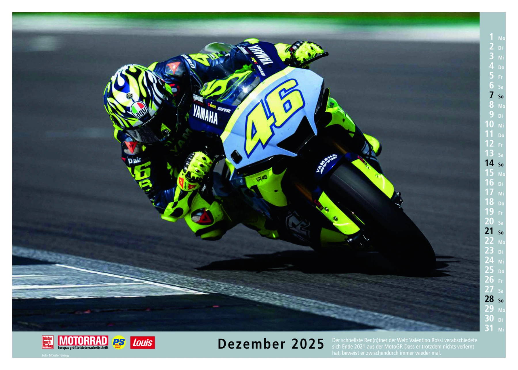 Motobuch Verlag MotoGp Kalender 2025 MotoGp Kalender 2025
