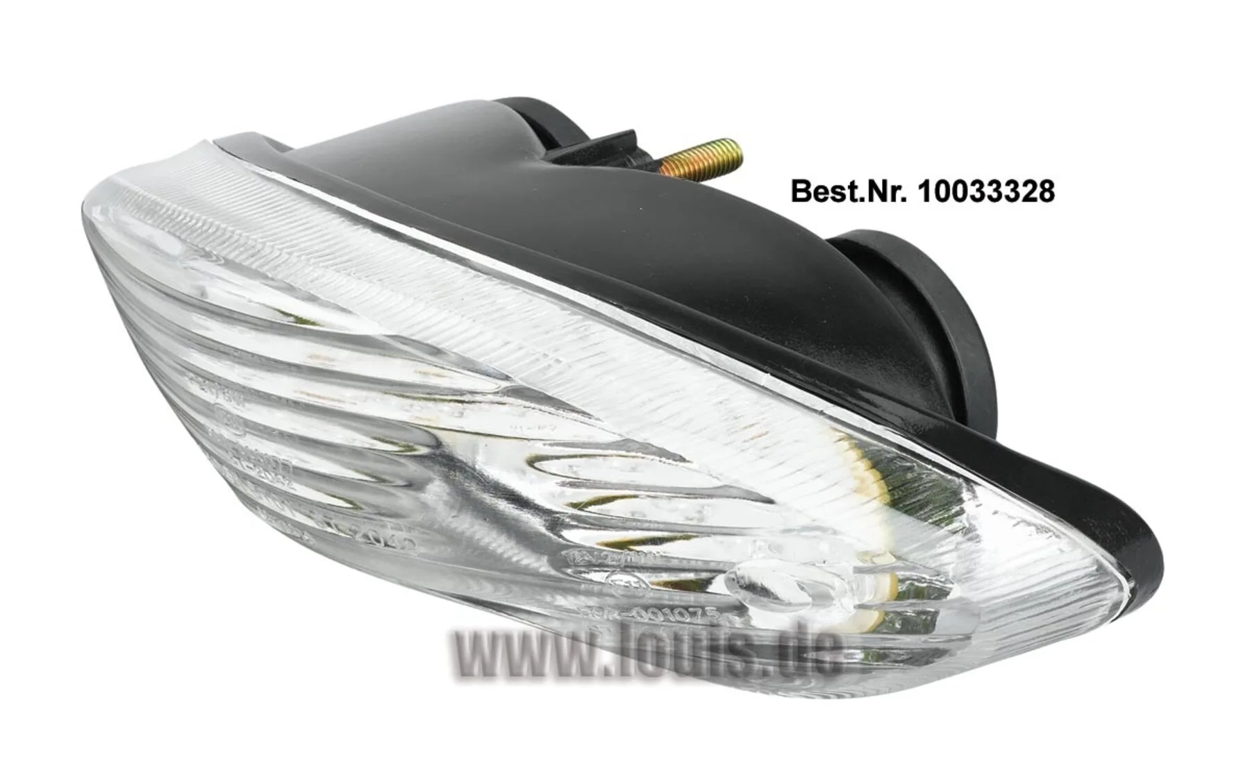 LED-baglys af klar glas