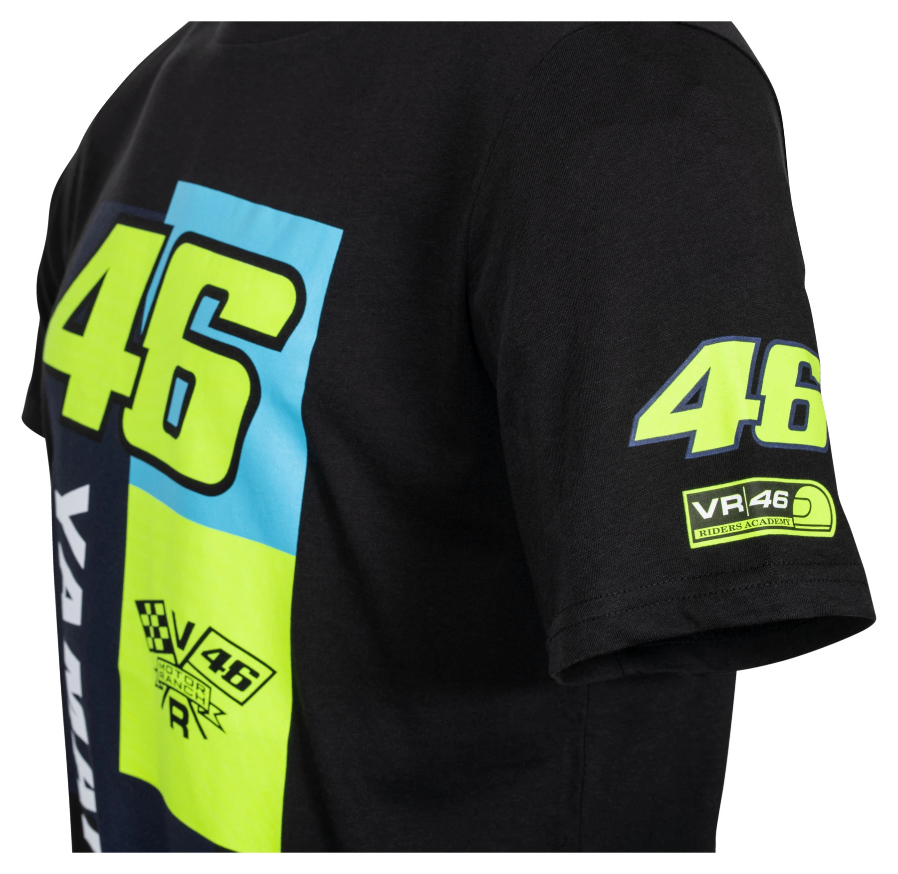 VR46 VR46 YAMAHA GR.L T SHIRT SCHWARZ gunstig Louis
