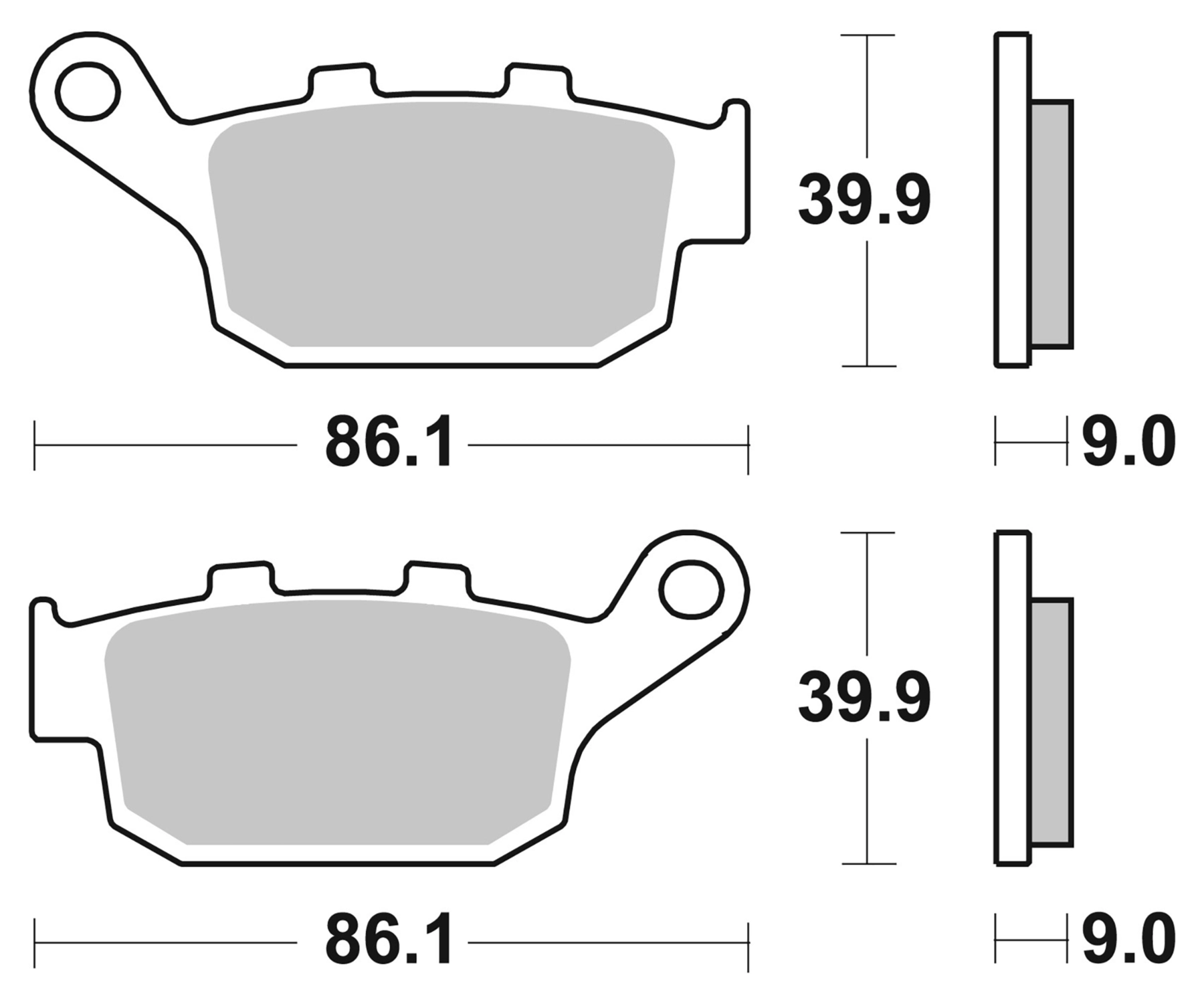 Plaquettes De Frein Metal Fritté