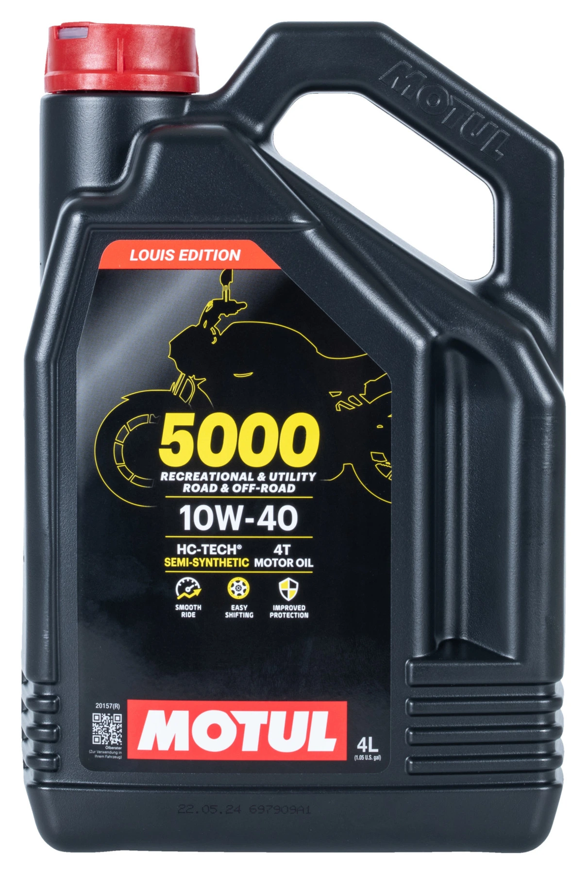 Motul MOTUL 5000 4T 10W-40, 4L. DEELSYN., LE