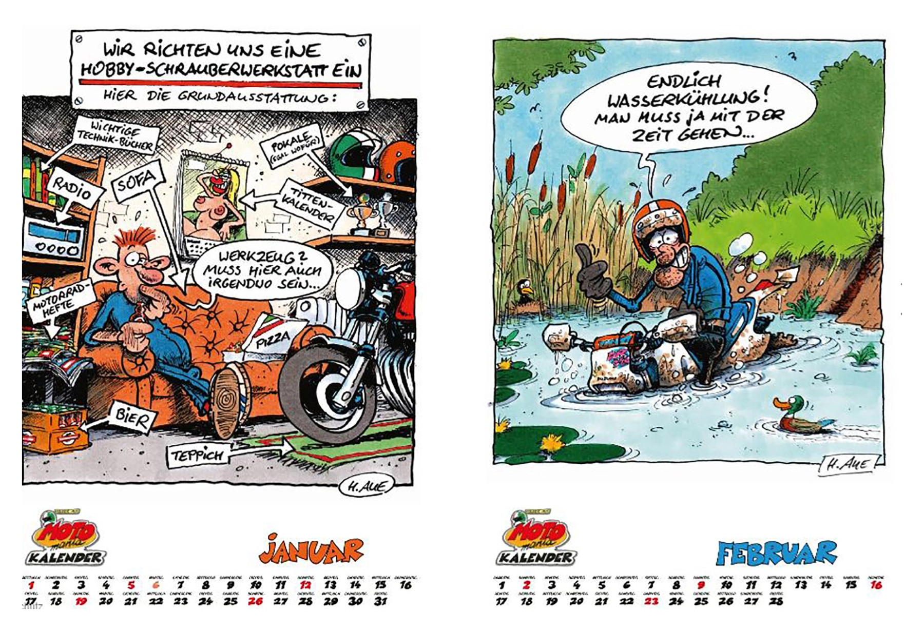 Motomania MOTOMANIA KALENDER 2025 STORT FORMAT 420 X 594 MM