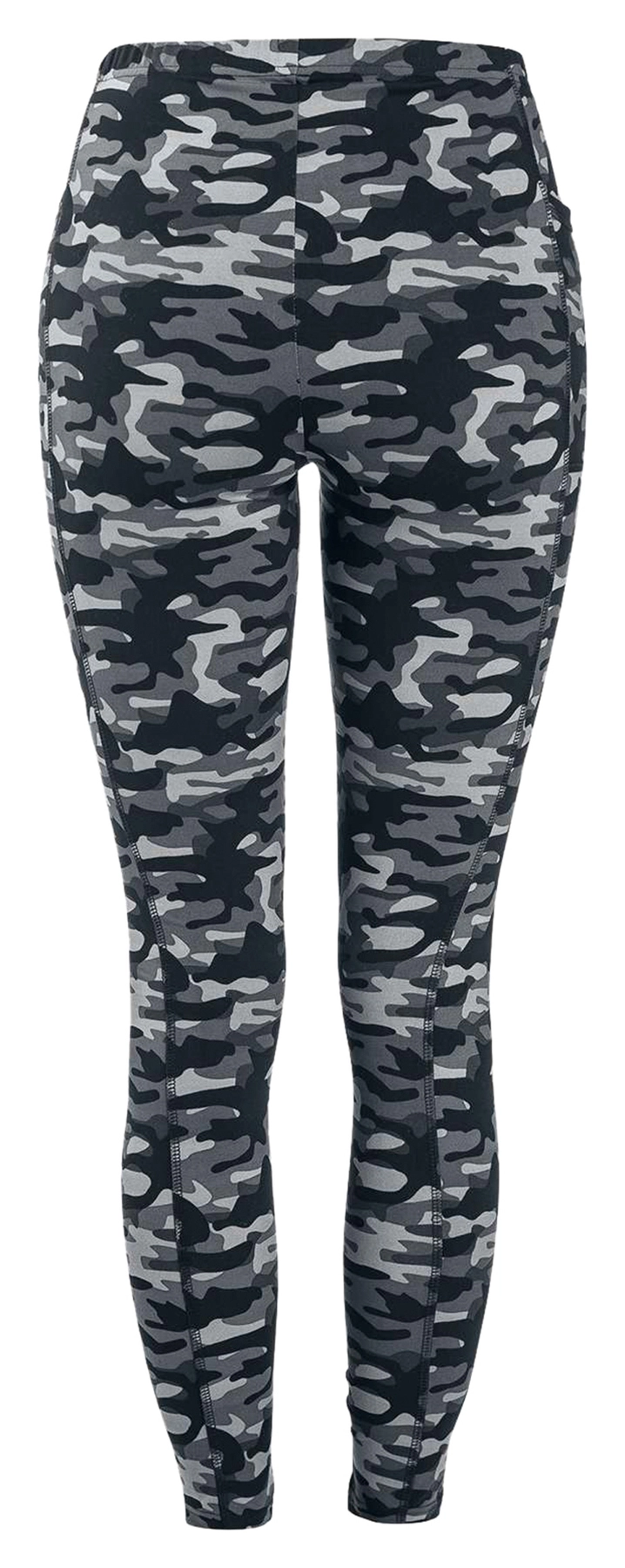 White camouflage leggings top