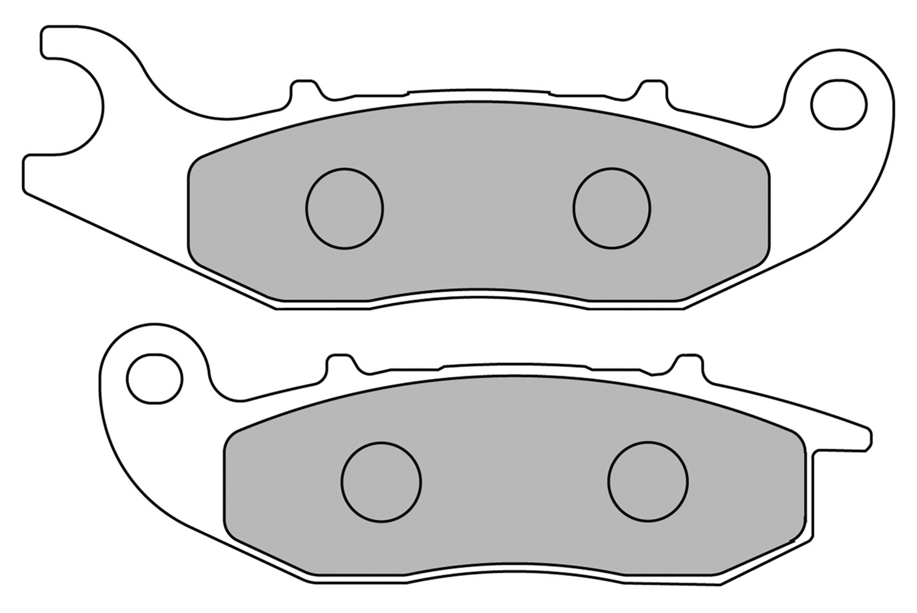 Plaquettes de frein organiques