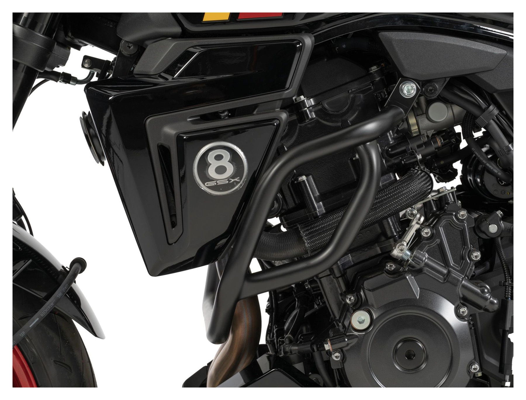 Tank- en motorbeschermbeugel