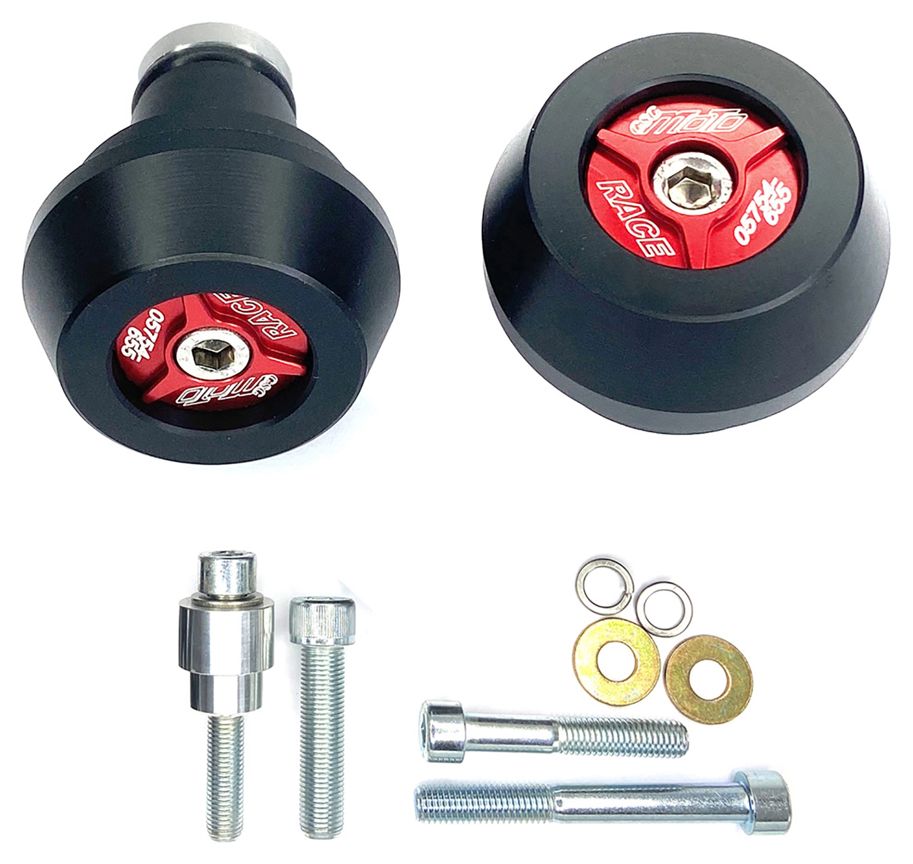 GSG axle protectors COLOURED FRONT WHEEL