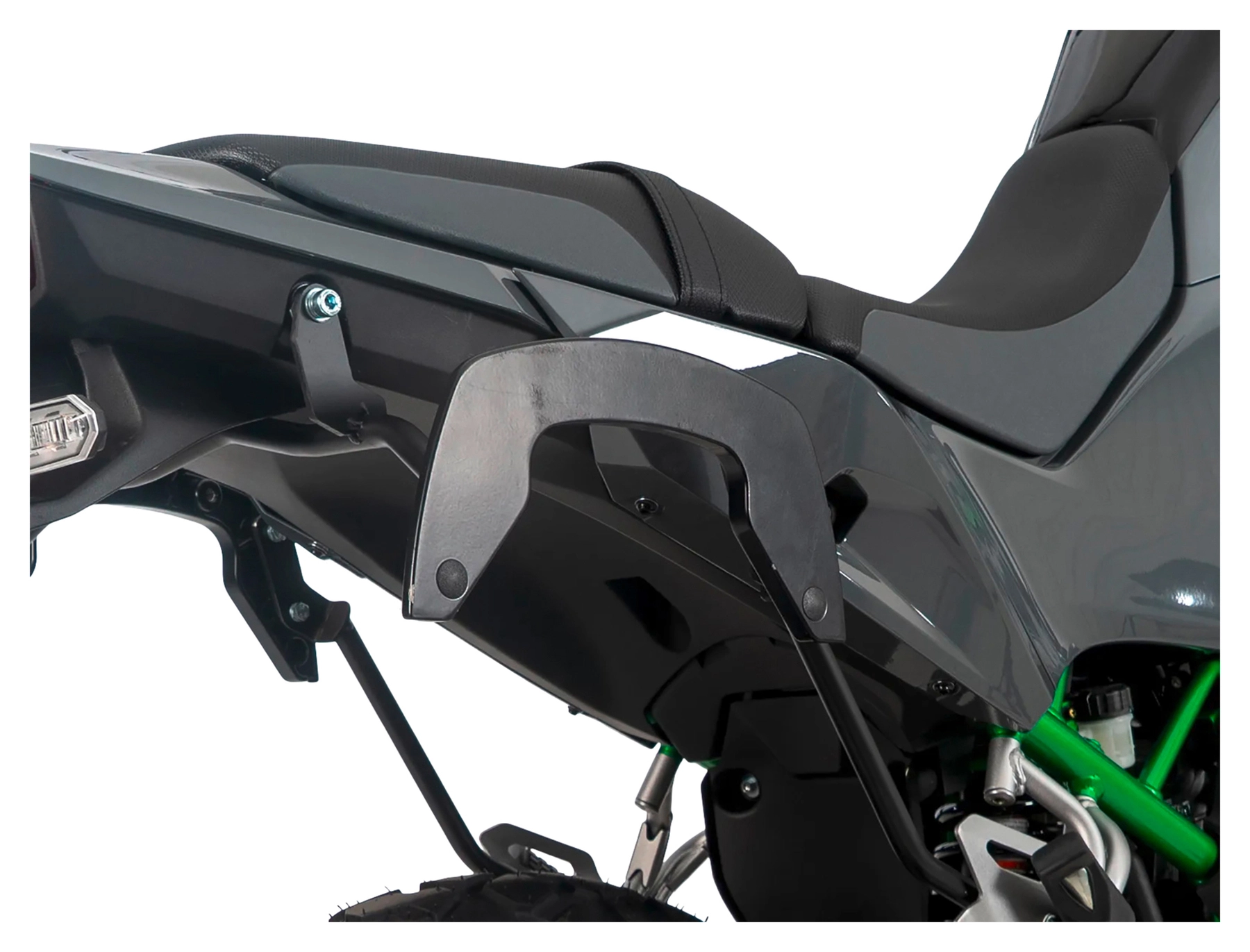 C-bow saddle bag holder