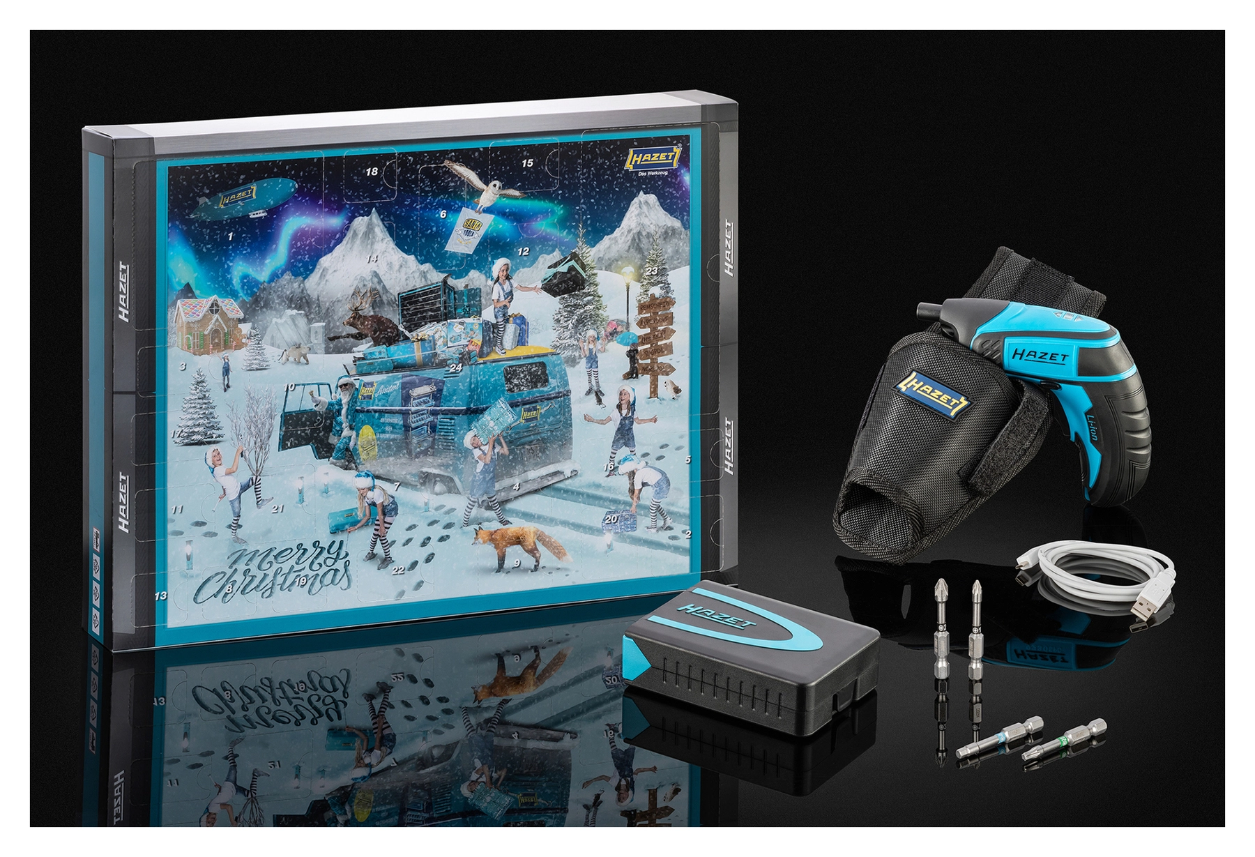 HAZET Advent Calendar Santa Tools 2022 Advent Calendar Santa Tools 2022