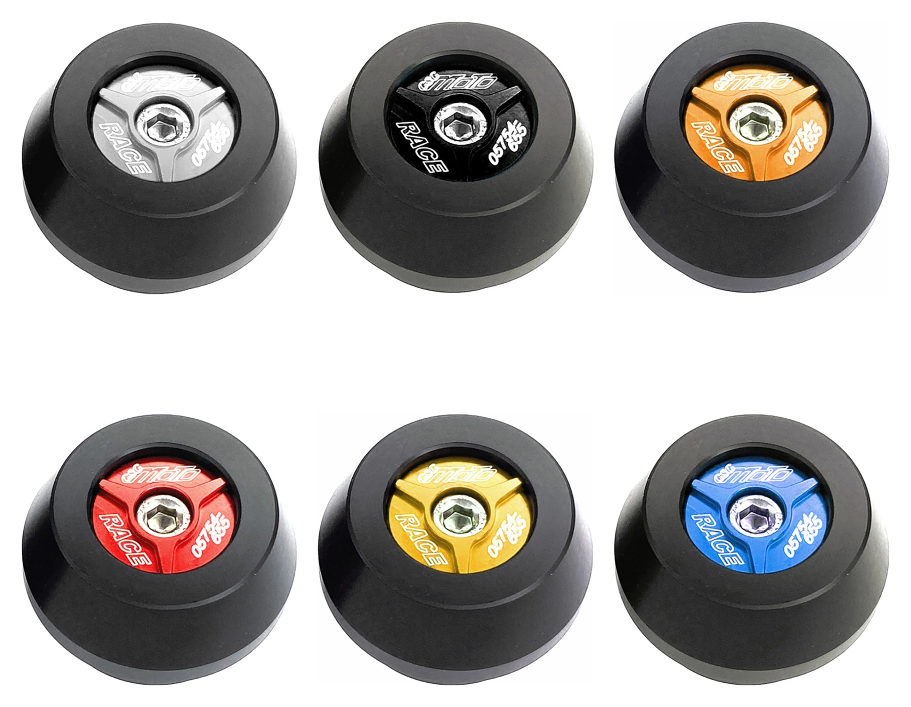 GSG axle protectors COLOURED FRONT WHEEL