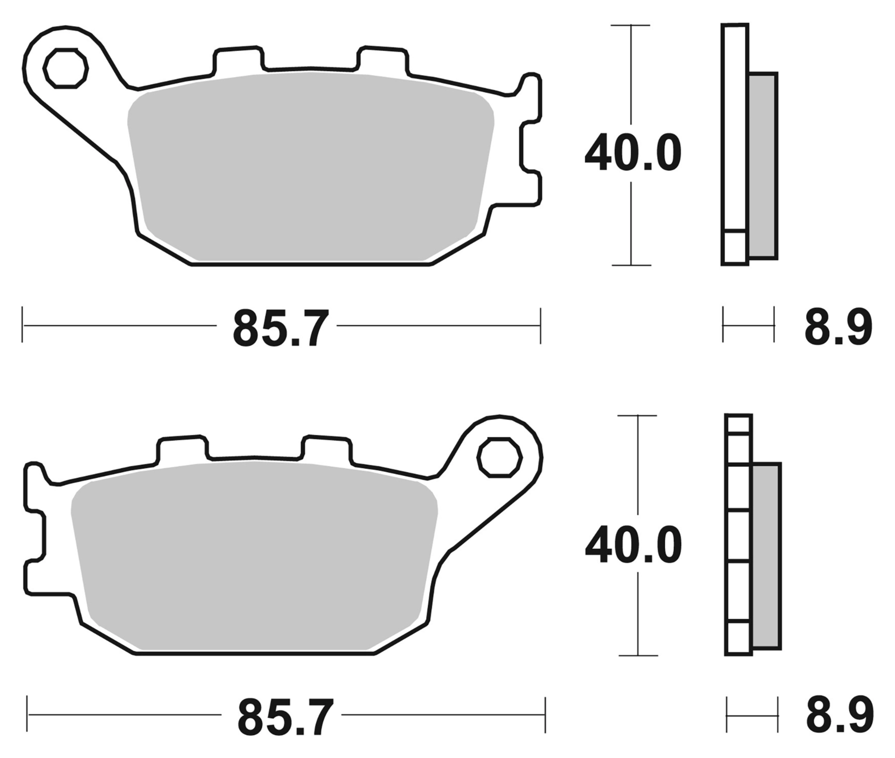 Plaquettes De Frein Metal Fritté