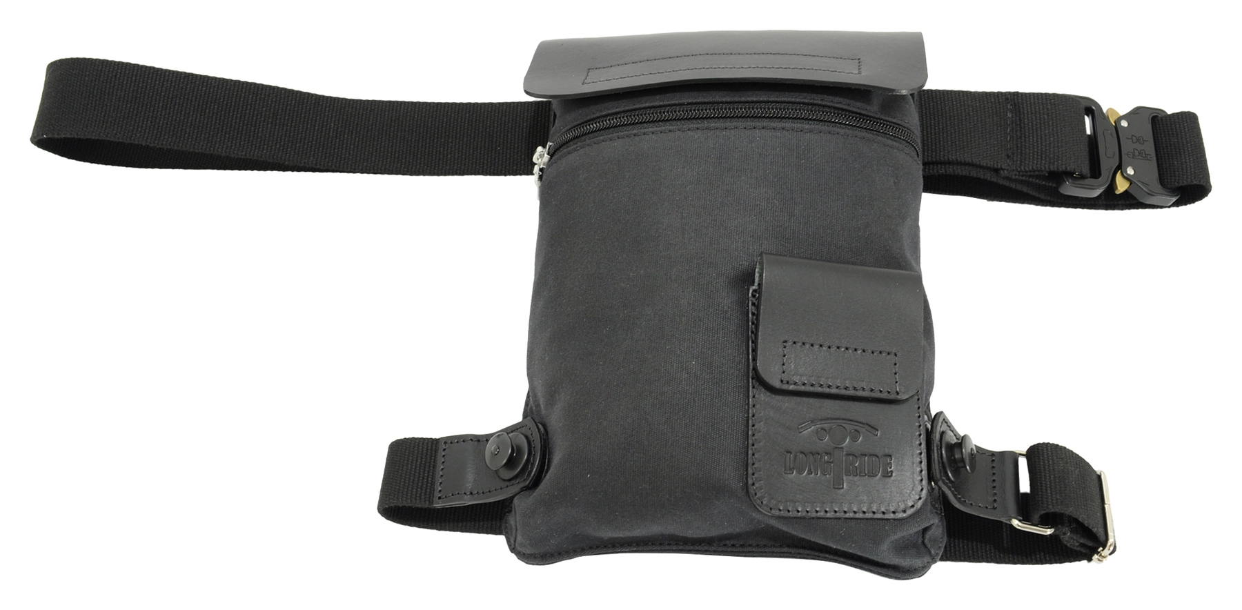 Longride LONGRIDE LEG BAG CANVAS BLACK low cost Louis
