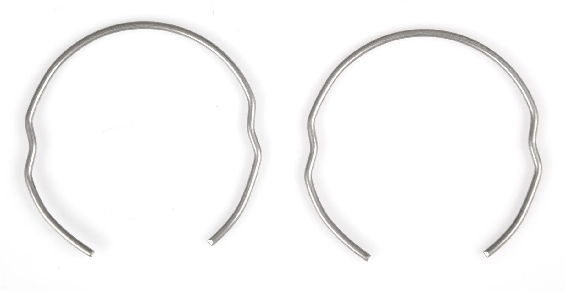 Front fork retaining rings