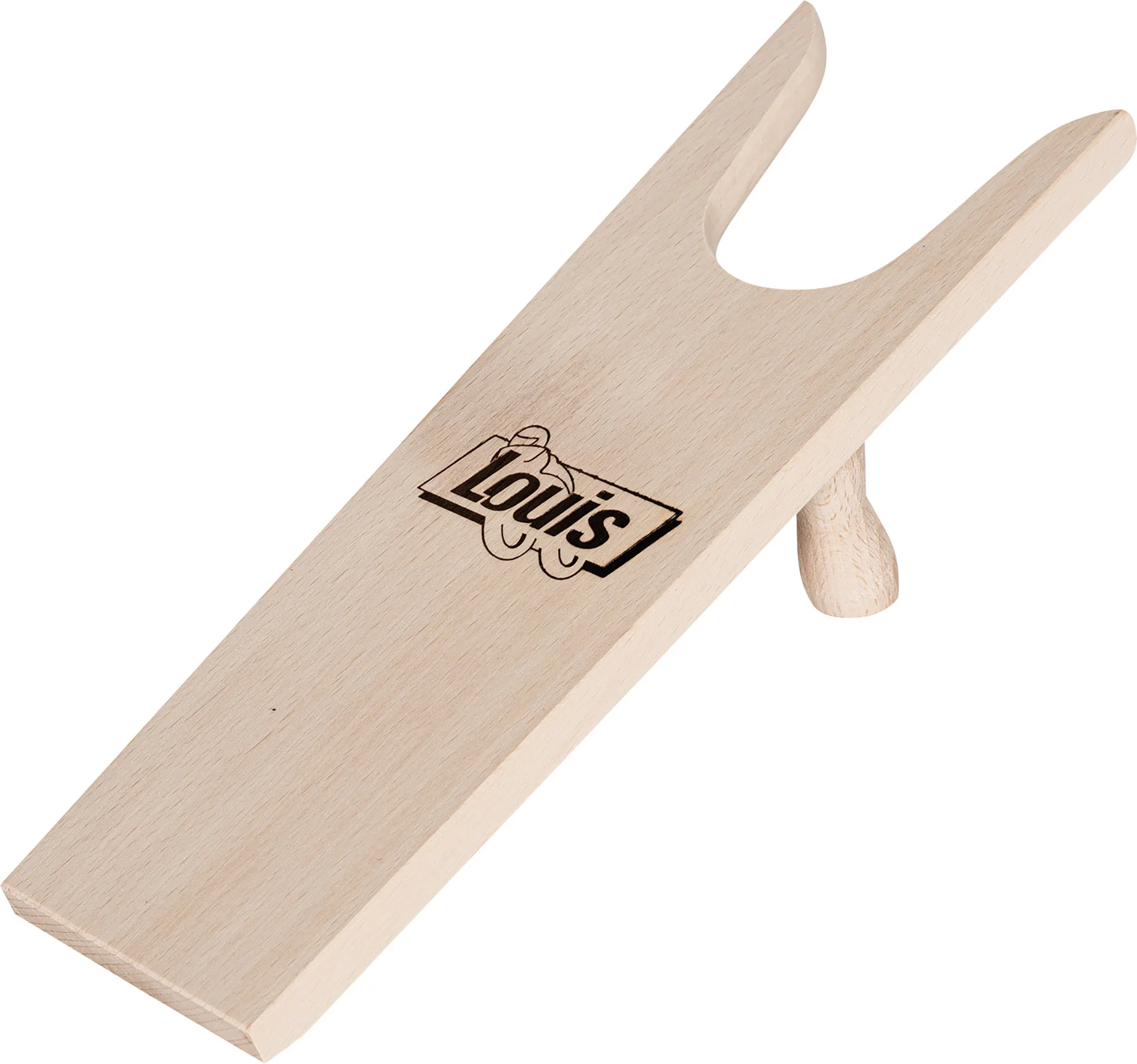 Louis LOUIS BOOTJACK WOOD NATURAL WITH LOGO