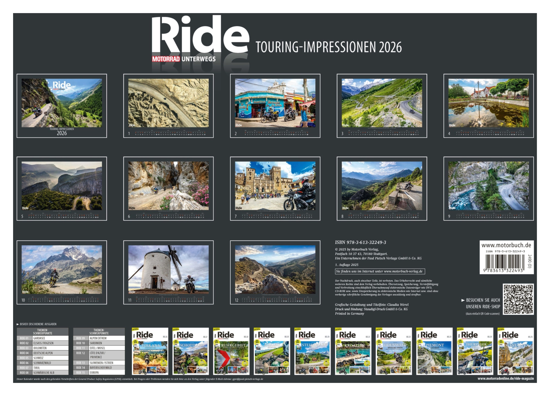 Ride-Touring Impressionen Kalender