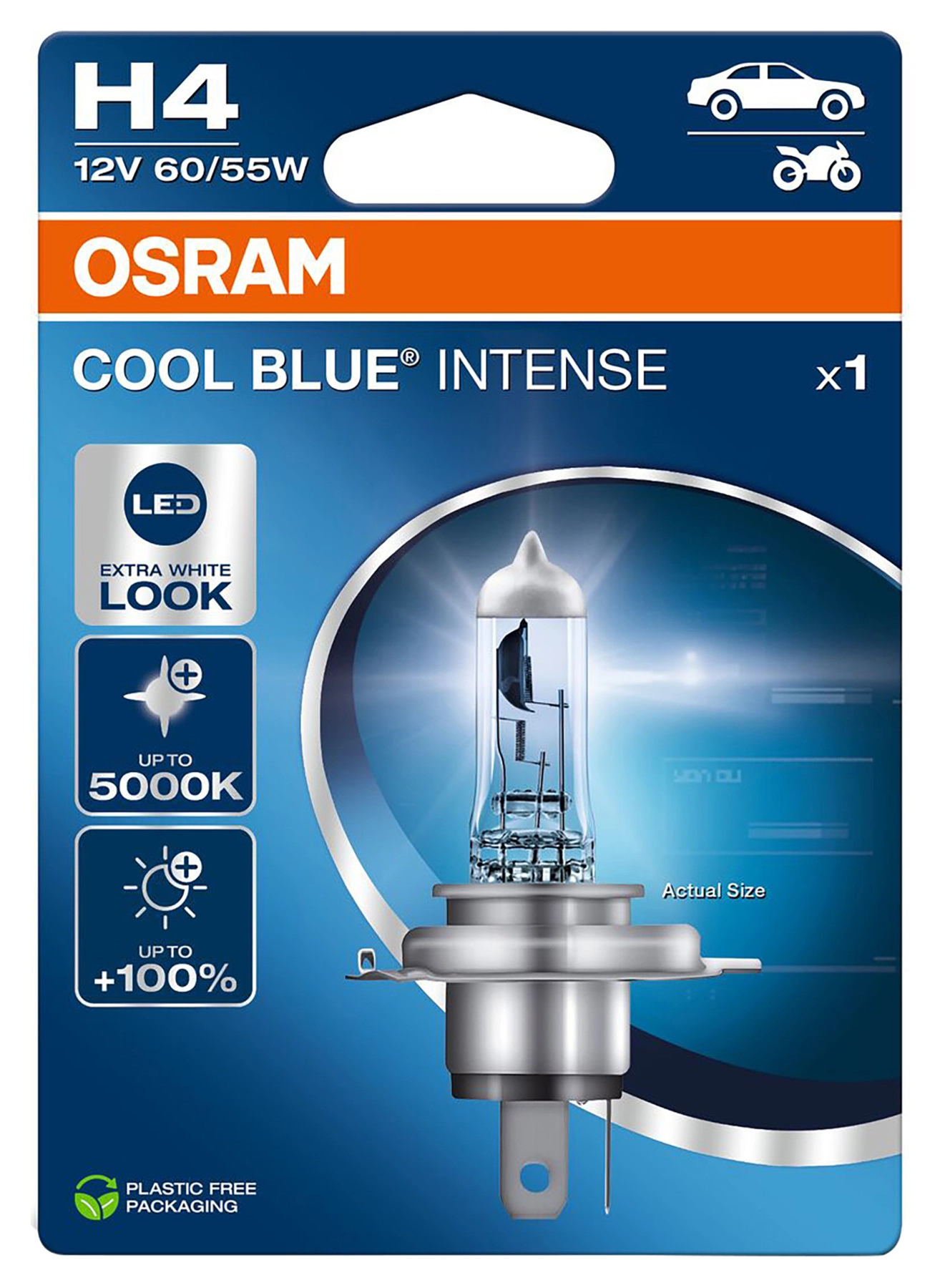 Cool Blue Intense H4 Halogen Bulb