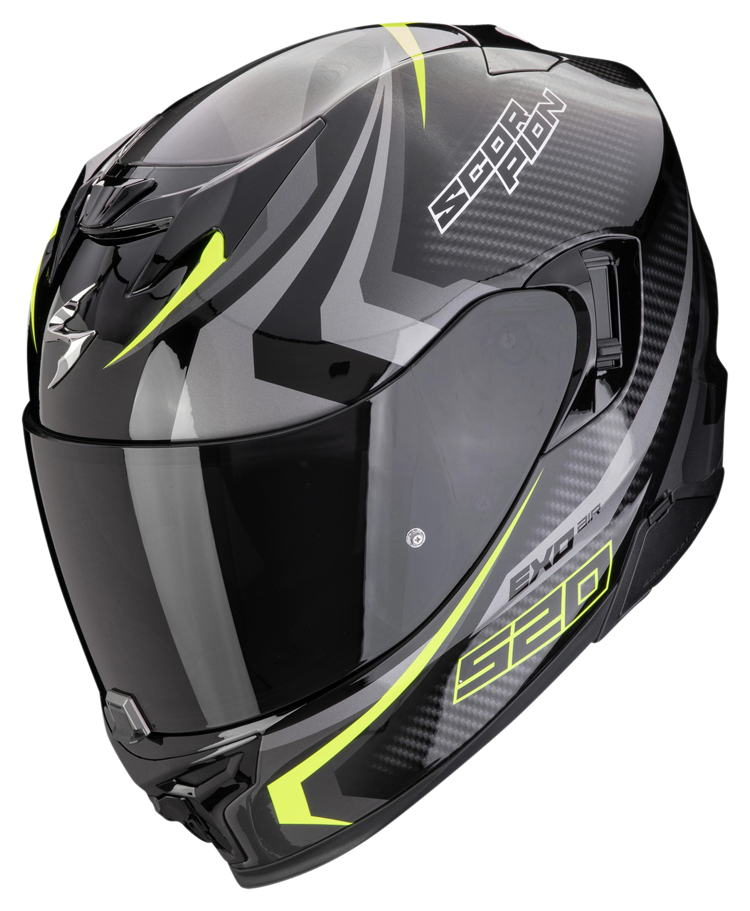 SCORPION EXO-520 Evo Air Titan Pearl white-Blue-Red - Full-face helmet | /en
