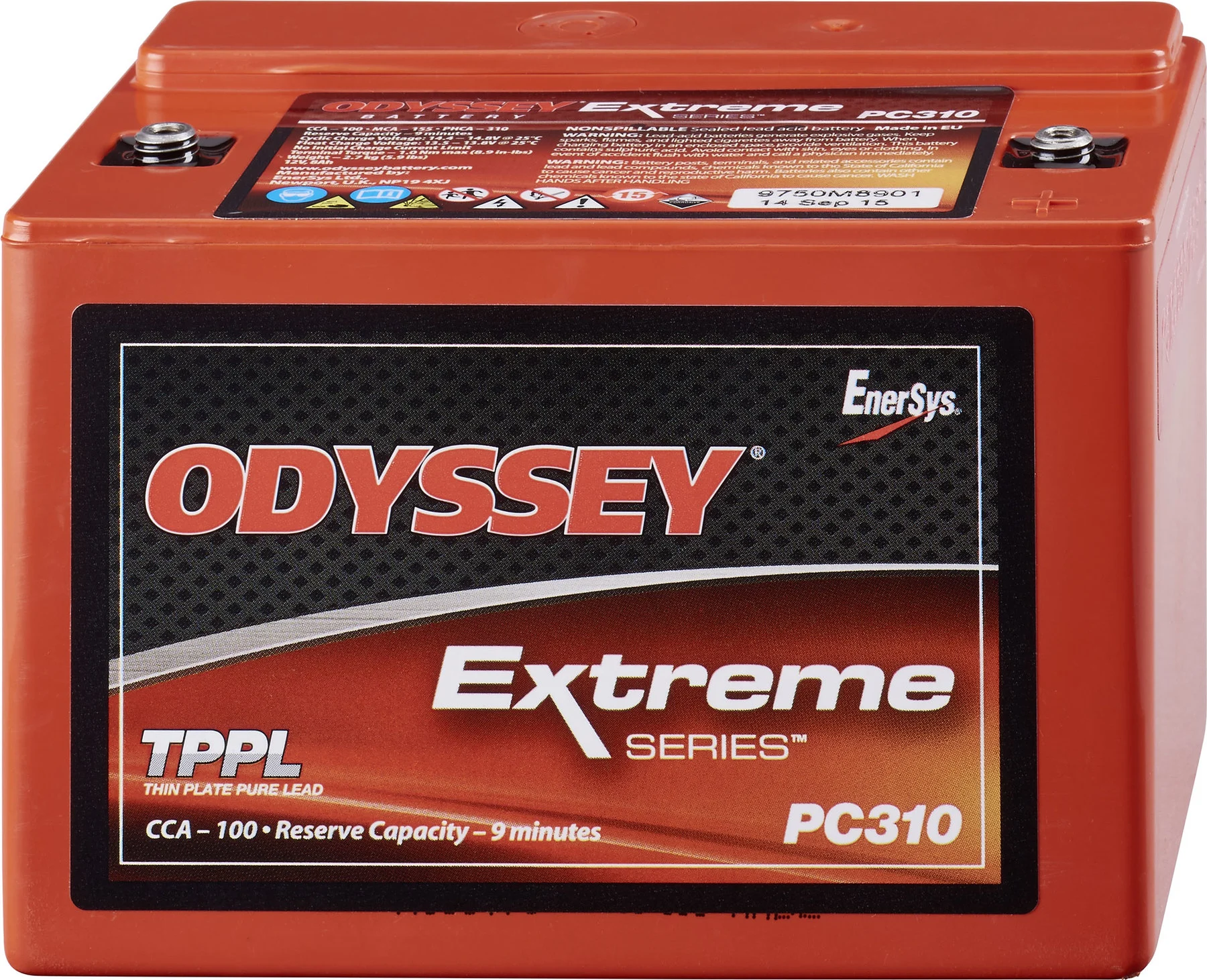 ODYSSEY Hawker Batterie