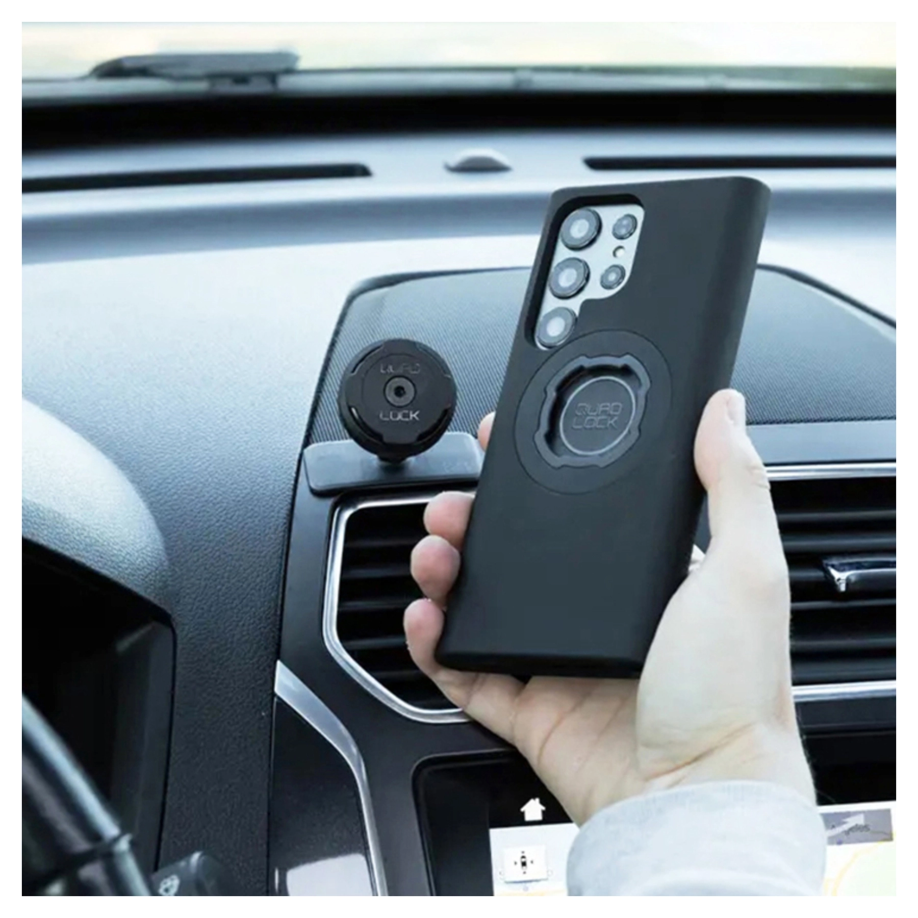Auto-/kleefhouder voor het dashboard