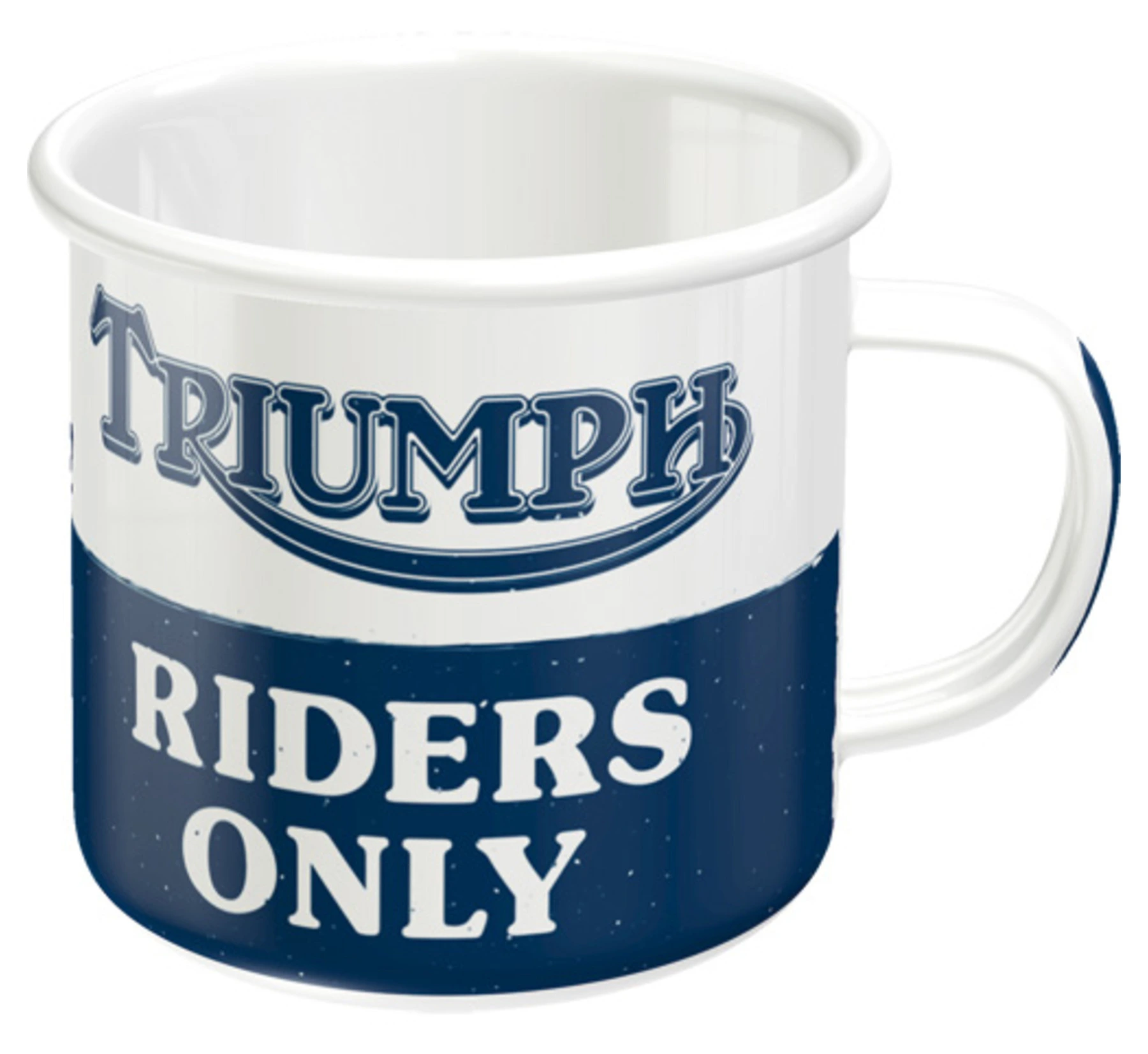 enamel mug Triumph Drivers Only