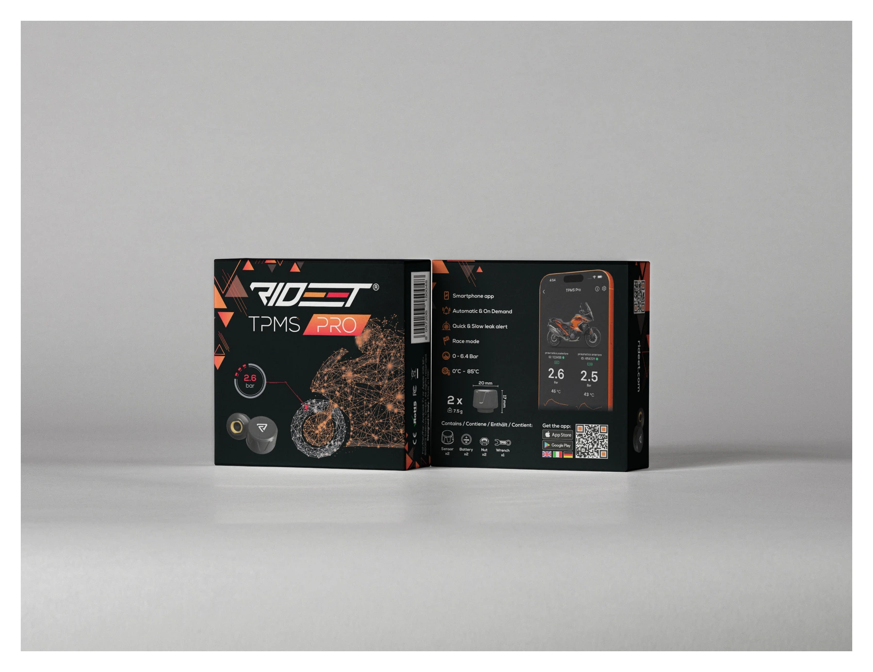TPMS PRO tyre pressure sensors