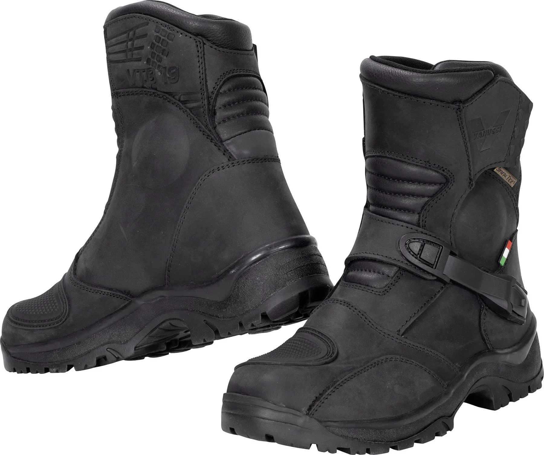Vanucci motorcycle boots top