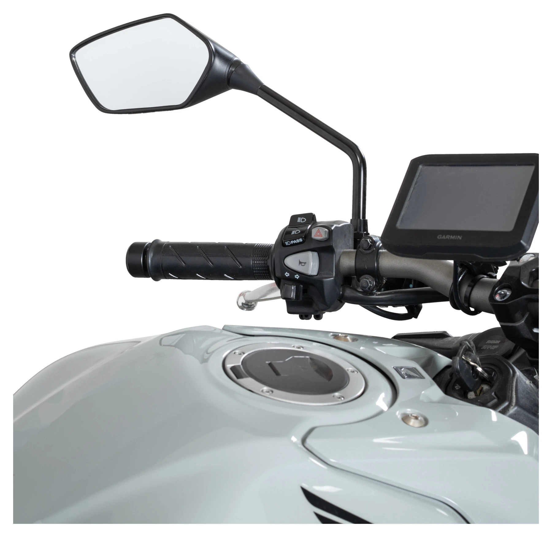 Louis Parts Handlebar Mirror, Pentagonal