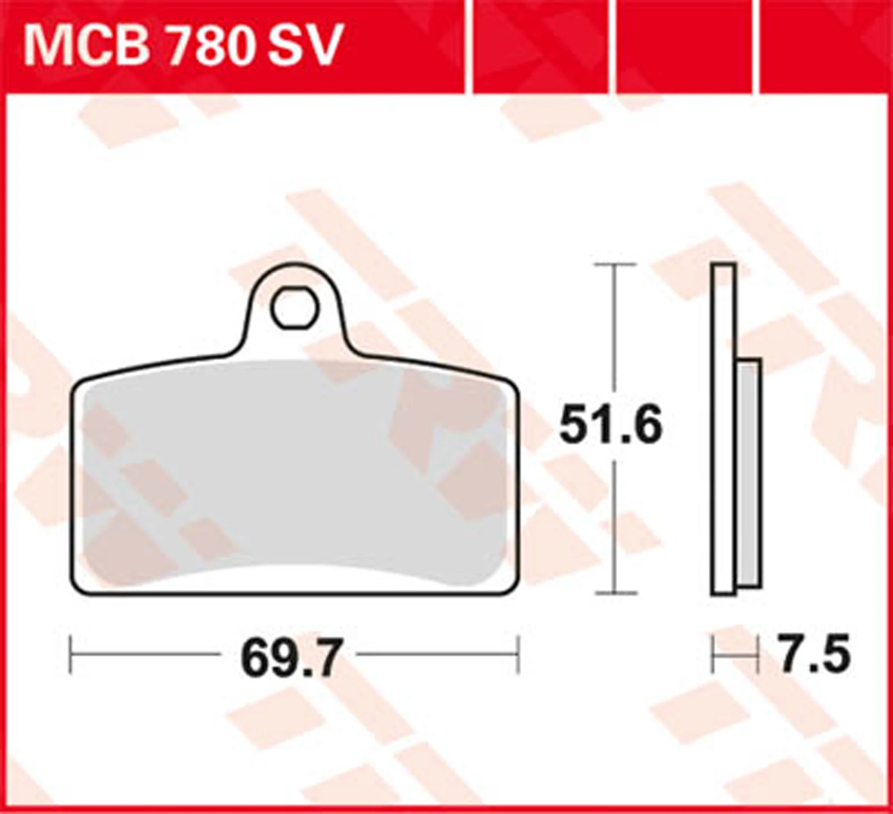 Brakepads Organic