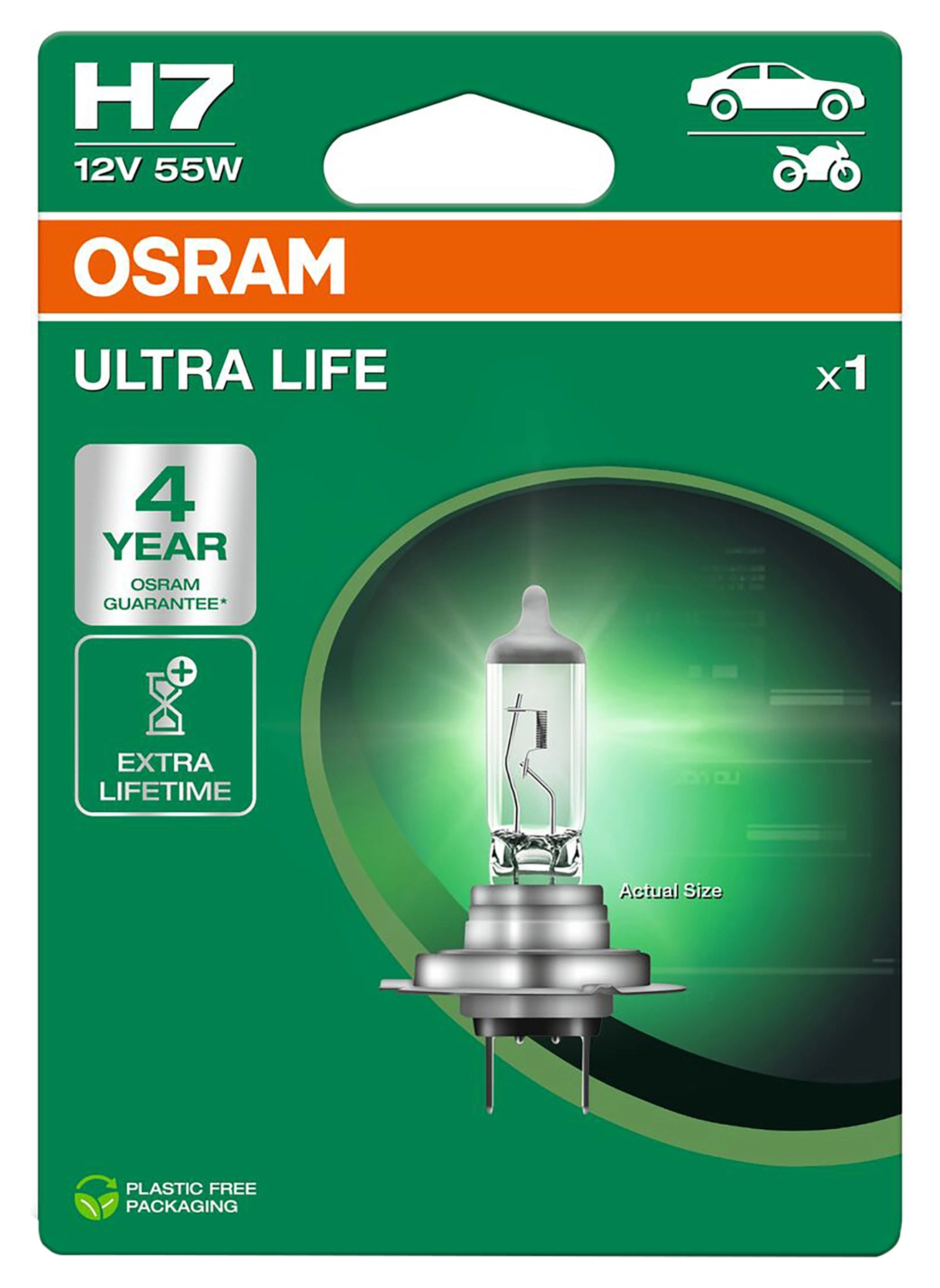 Ultra Life H7 Halogen Bulb