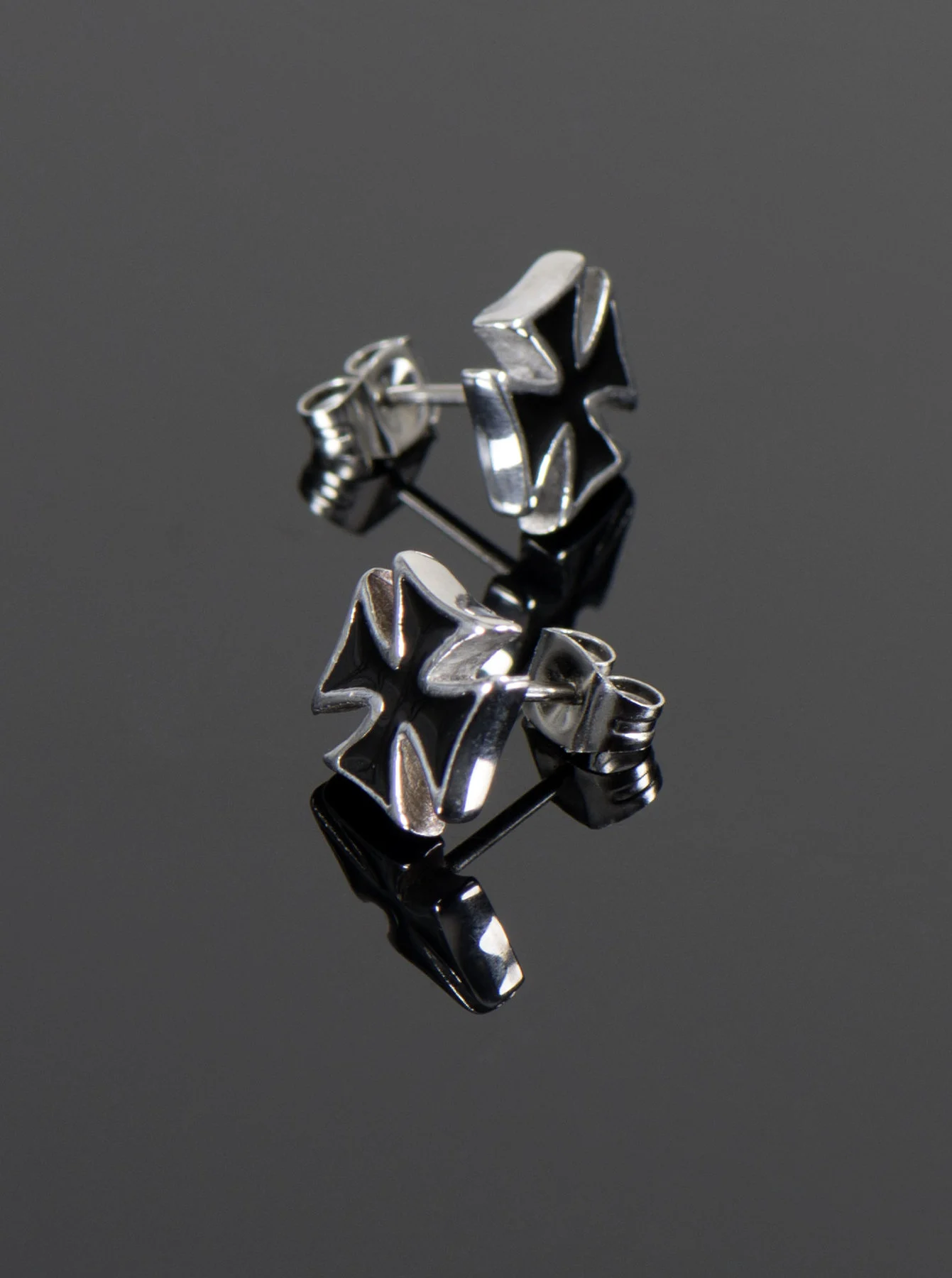 Ear Studs/Earrings "Iron Cross"