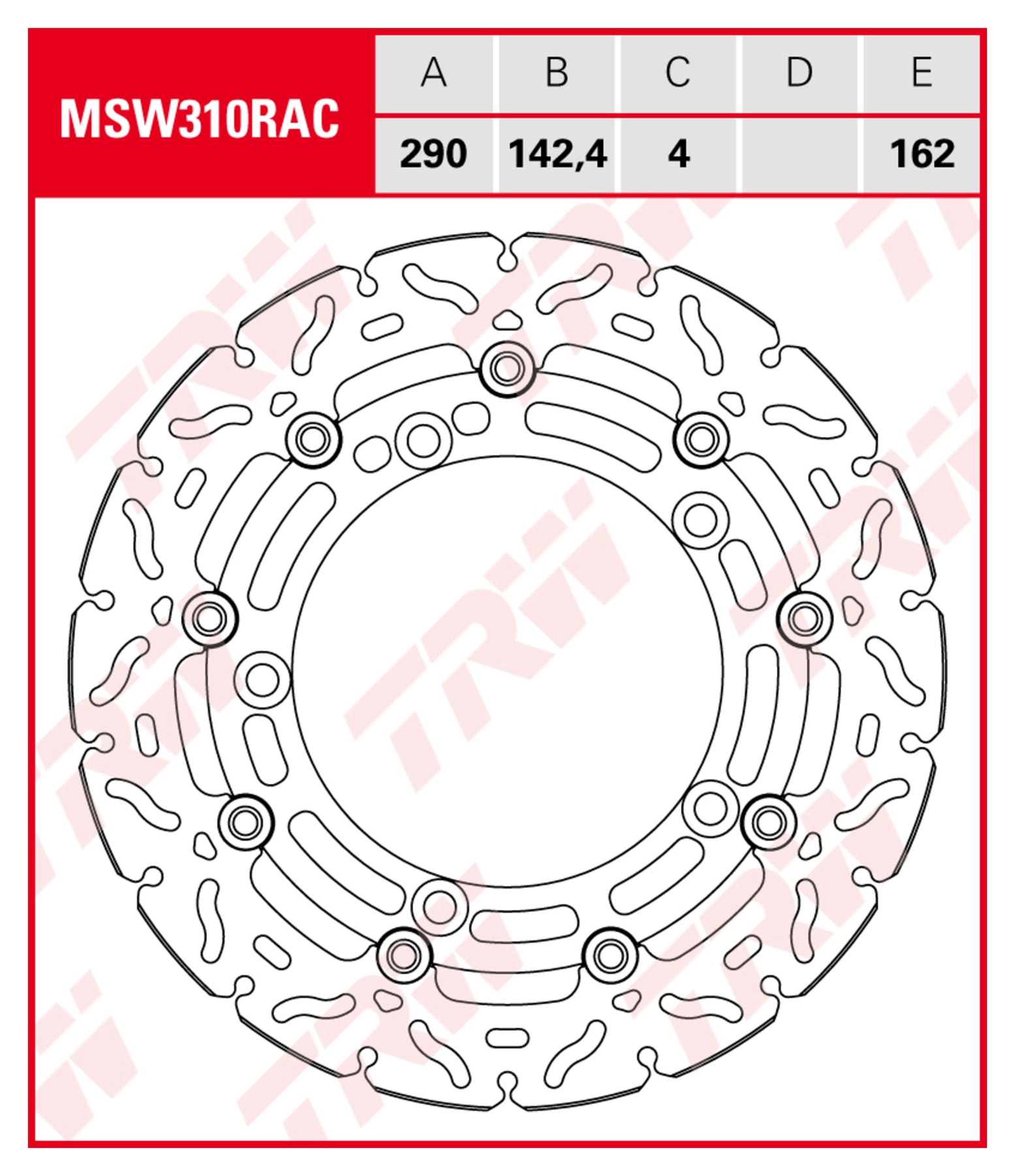 Disques de frein Racing avant