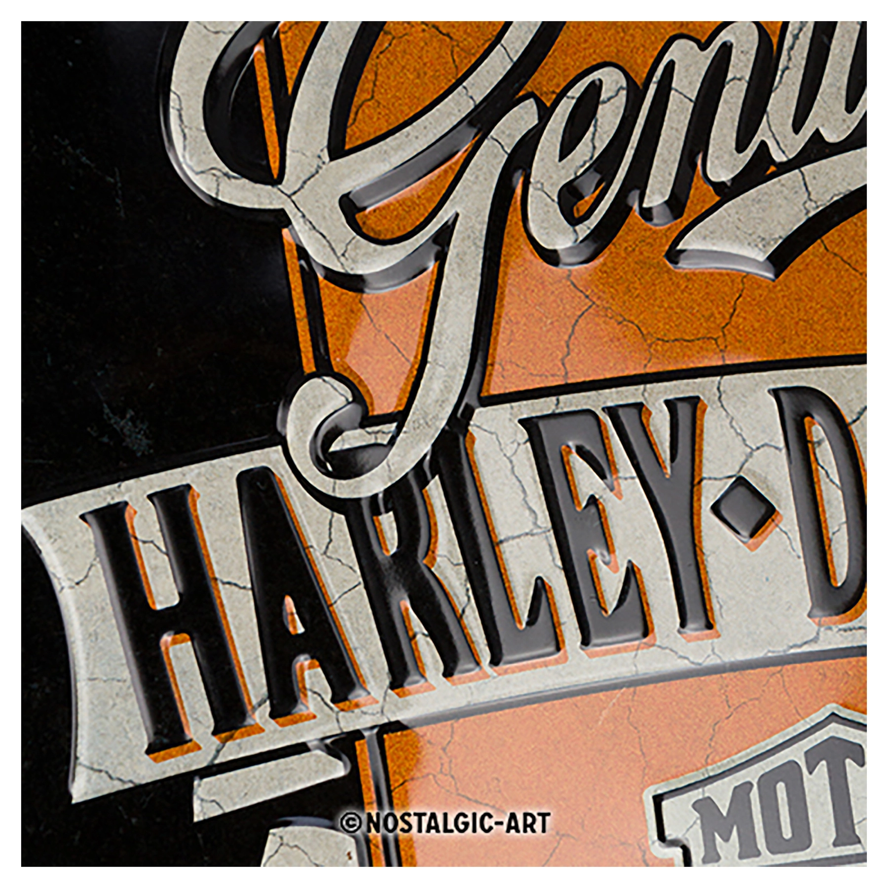 H-D Genuine metal sign