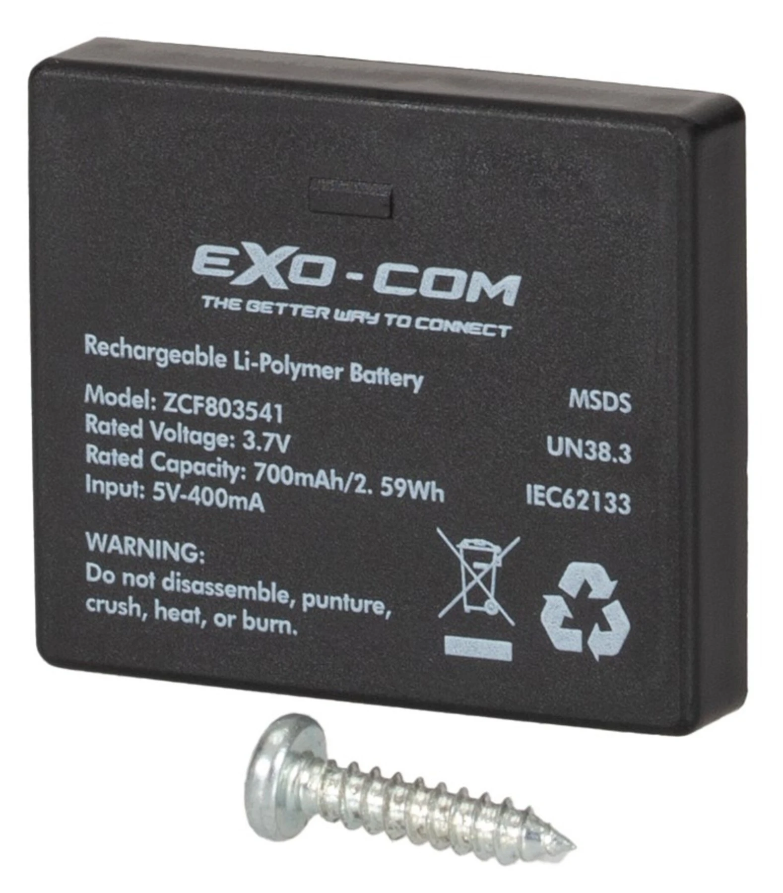 BATTERIA DI RICAMBIO SCORPION EXO-COM