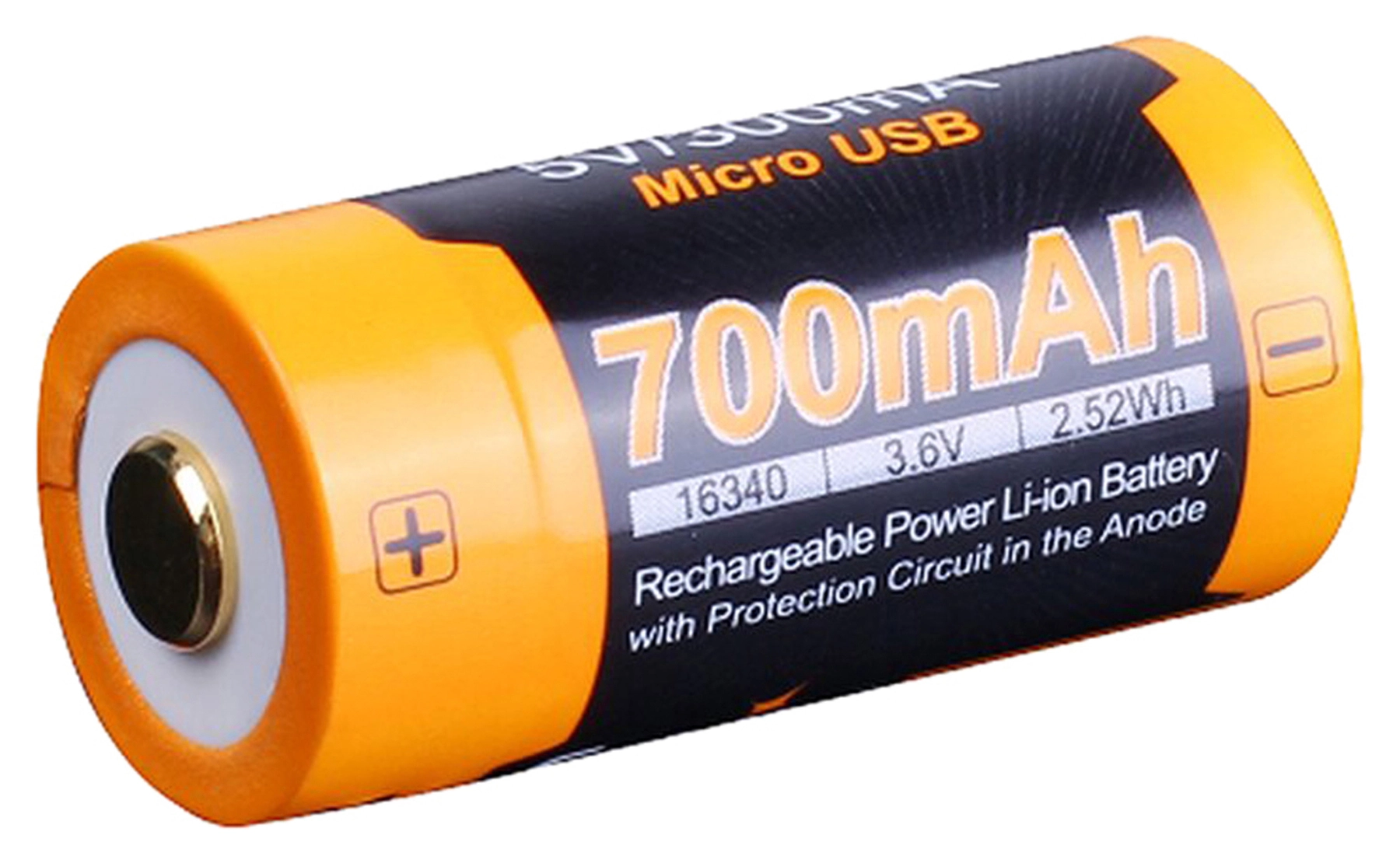 Batteria Li-Ion 16340 Arb-L16-700