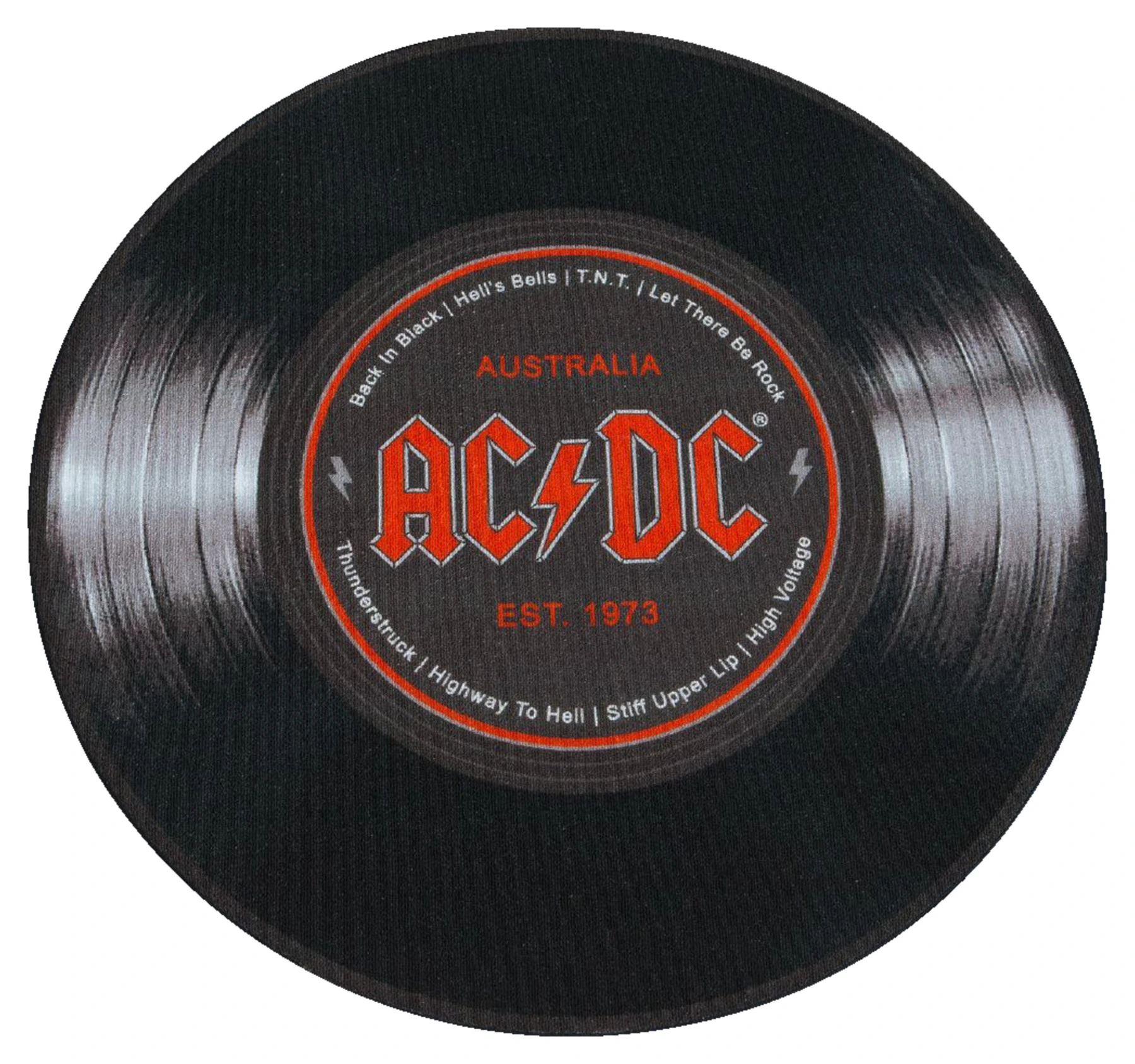 AC/DC Record Floor Mat Record Floor Mat low-cost | Louis 🏍️