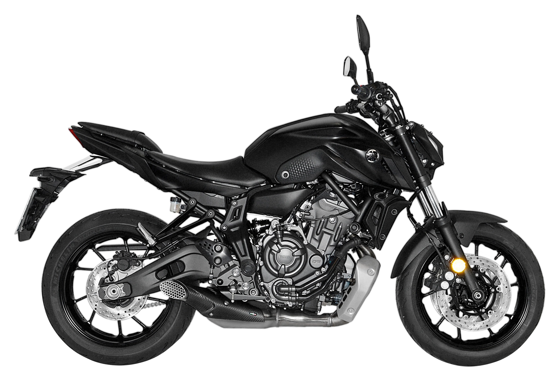 Yamaha mt 07 leovince on sale