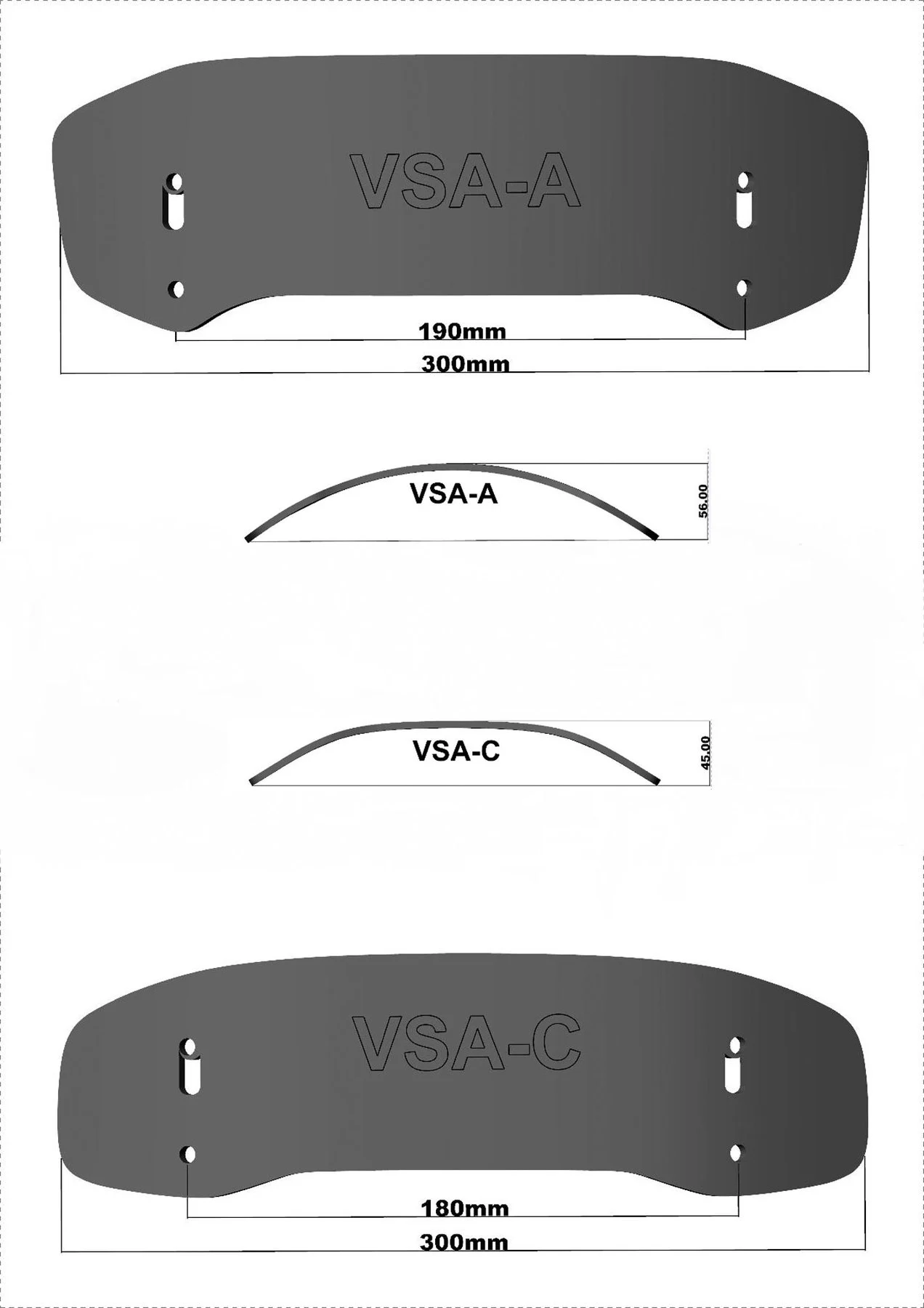 Vario Spoiler Aufsatz Vsa-C