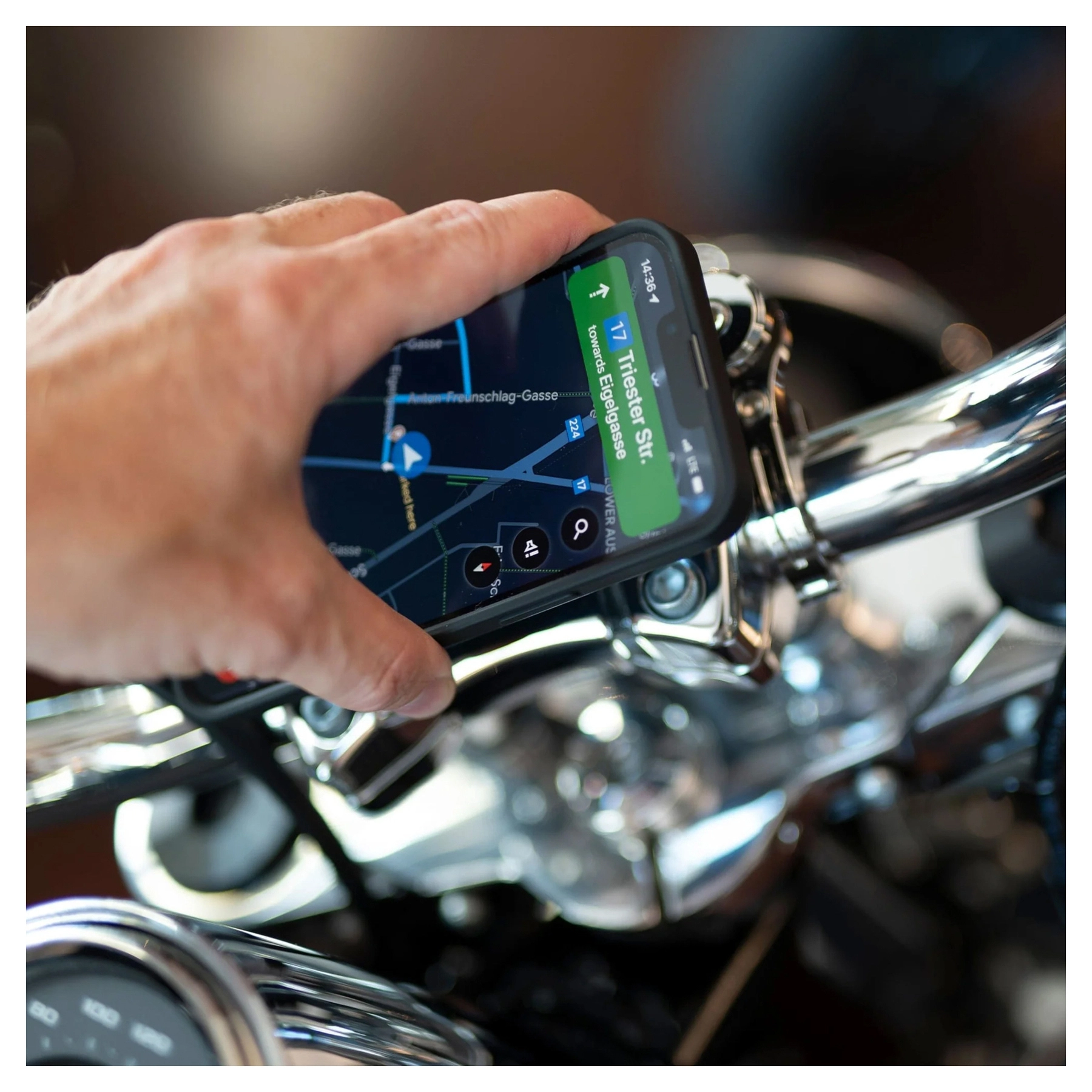 Motorcycle mobile phone holder best sale