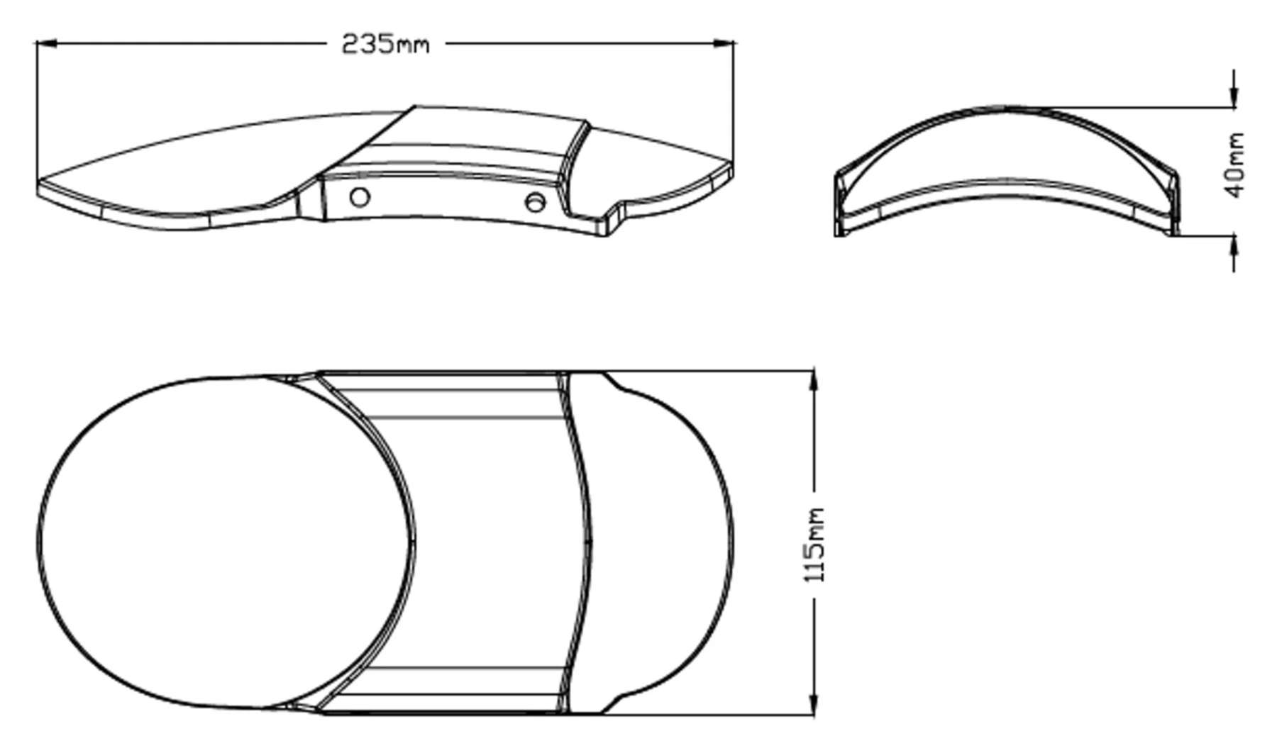 Front mudguard