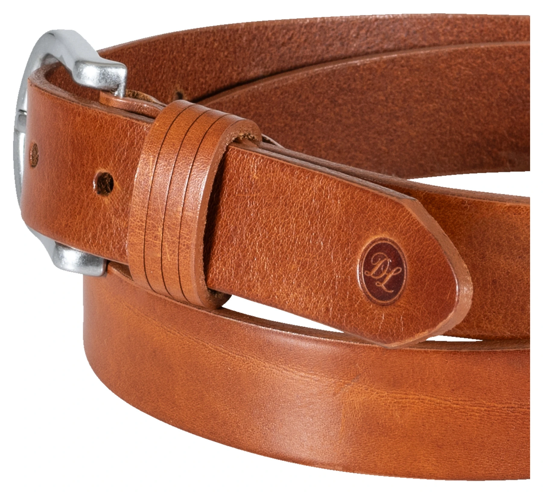 DL-8 cintura in pelle, marrone