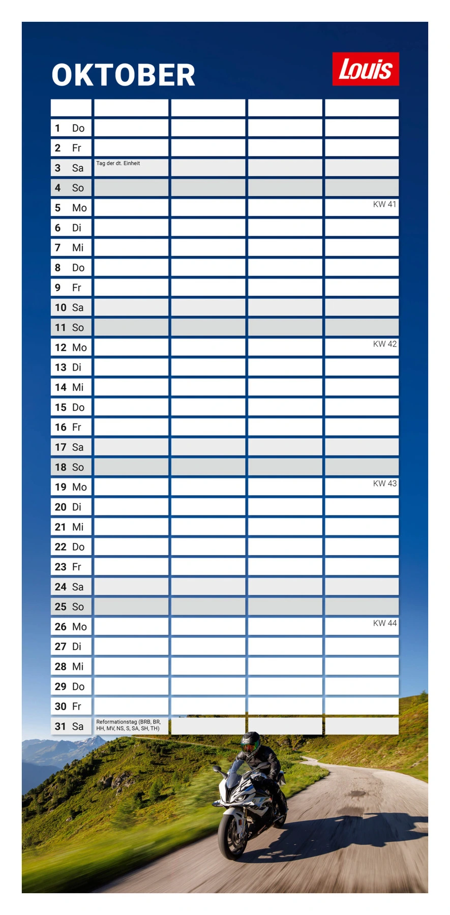 Calendrier 2026