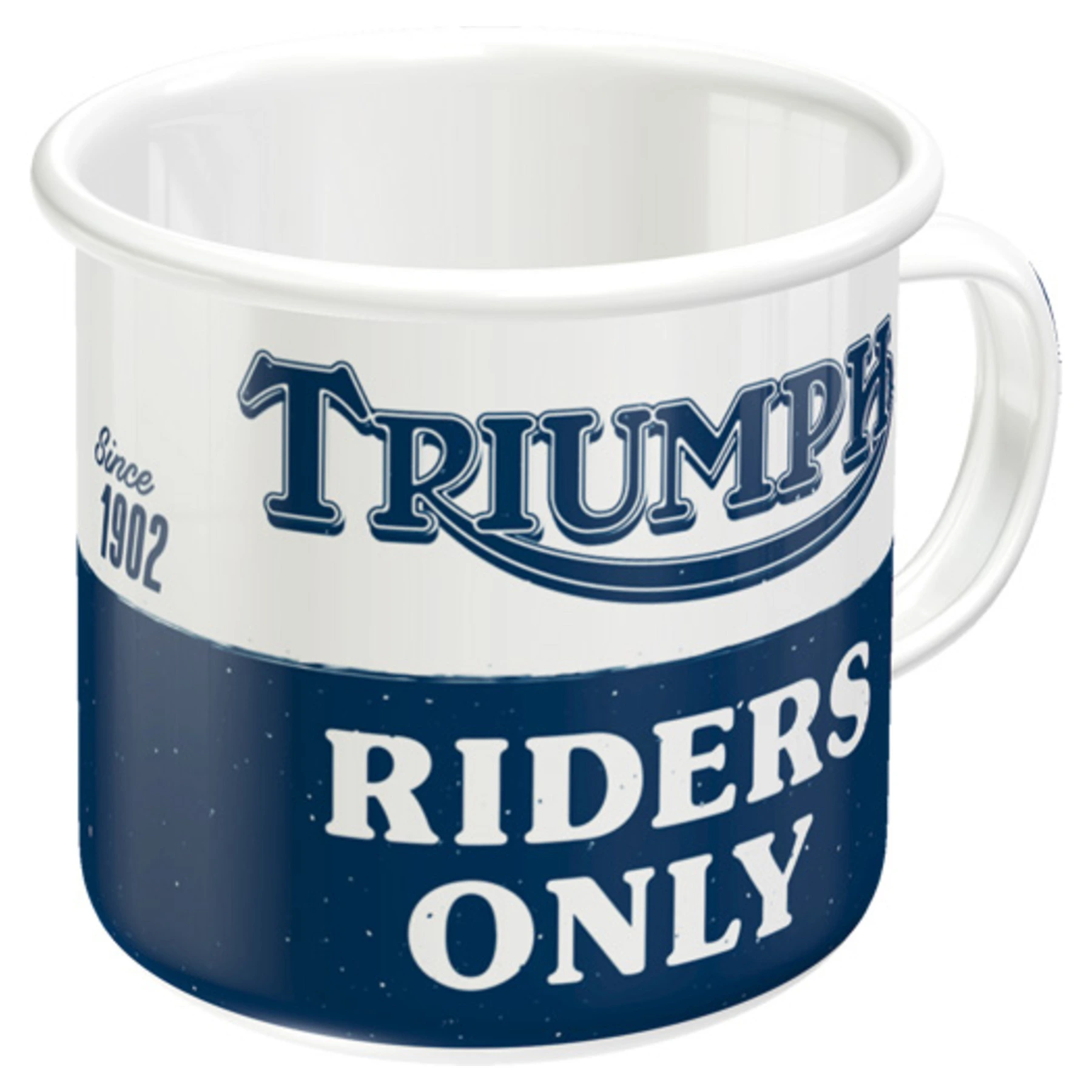 enamel mug Triumph Drivers Only