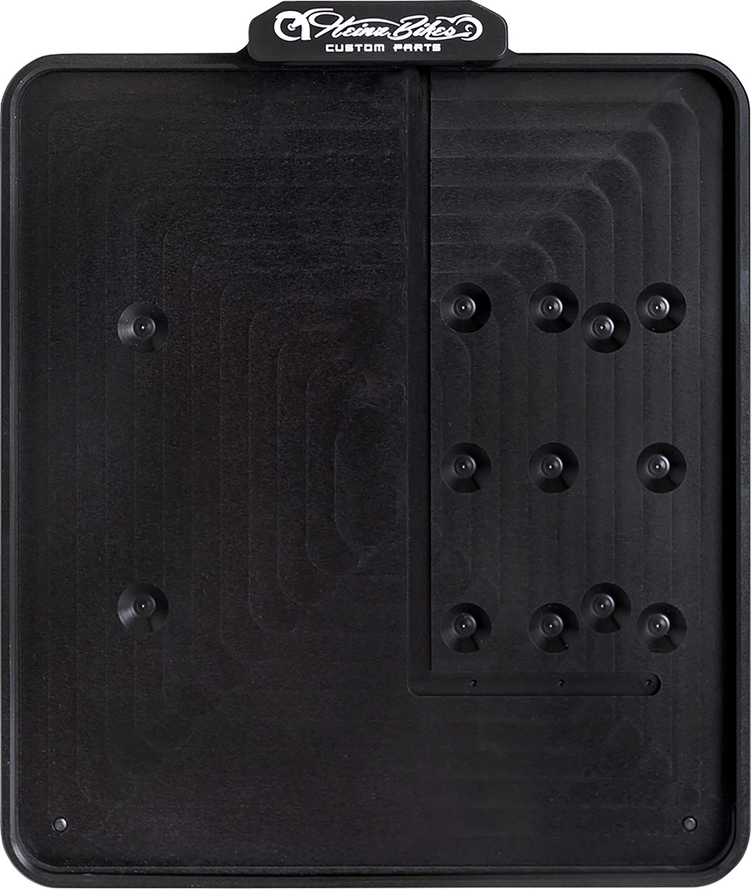 Side Mount Kennzeichenhalter Schwarz
